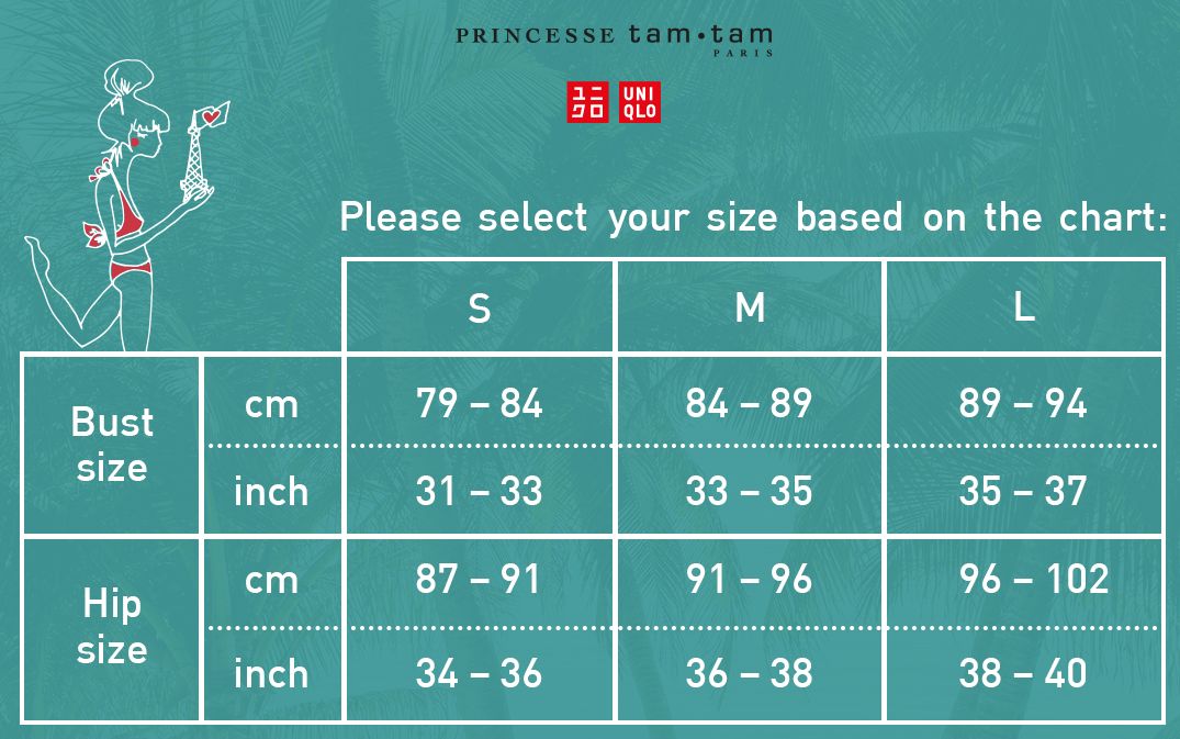 uniqlo ut size chart