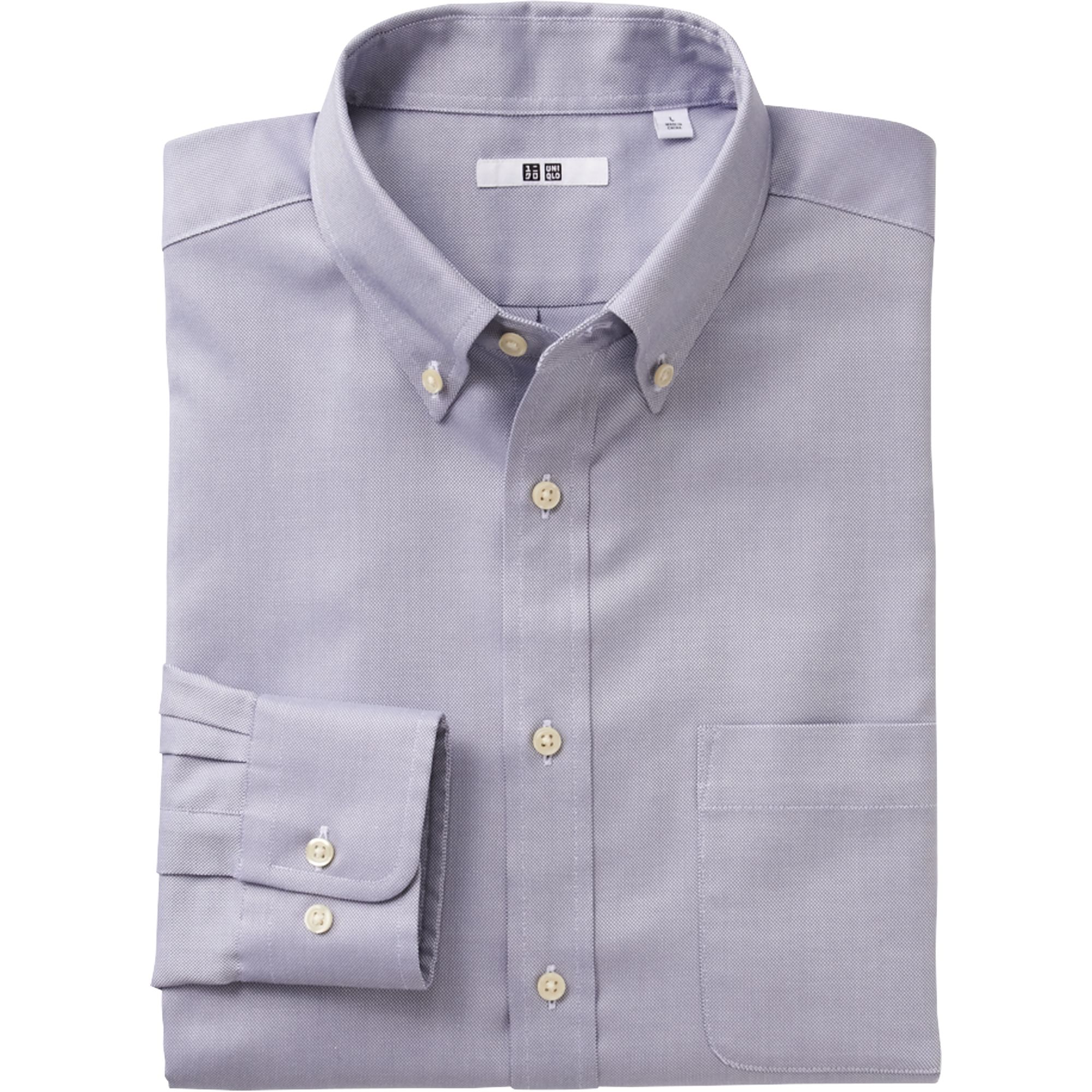 MEN EASY CARE OXFORD LONG SLEEVE SHIRT
