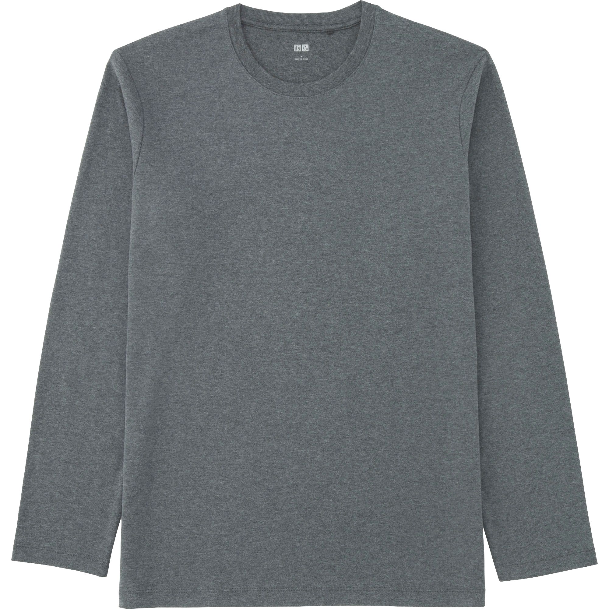 MEN Soft Touch Crew Neck Long Sleeve T-Shirt