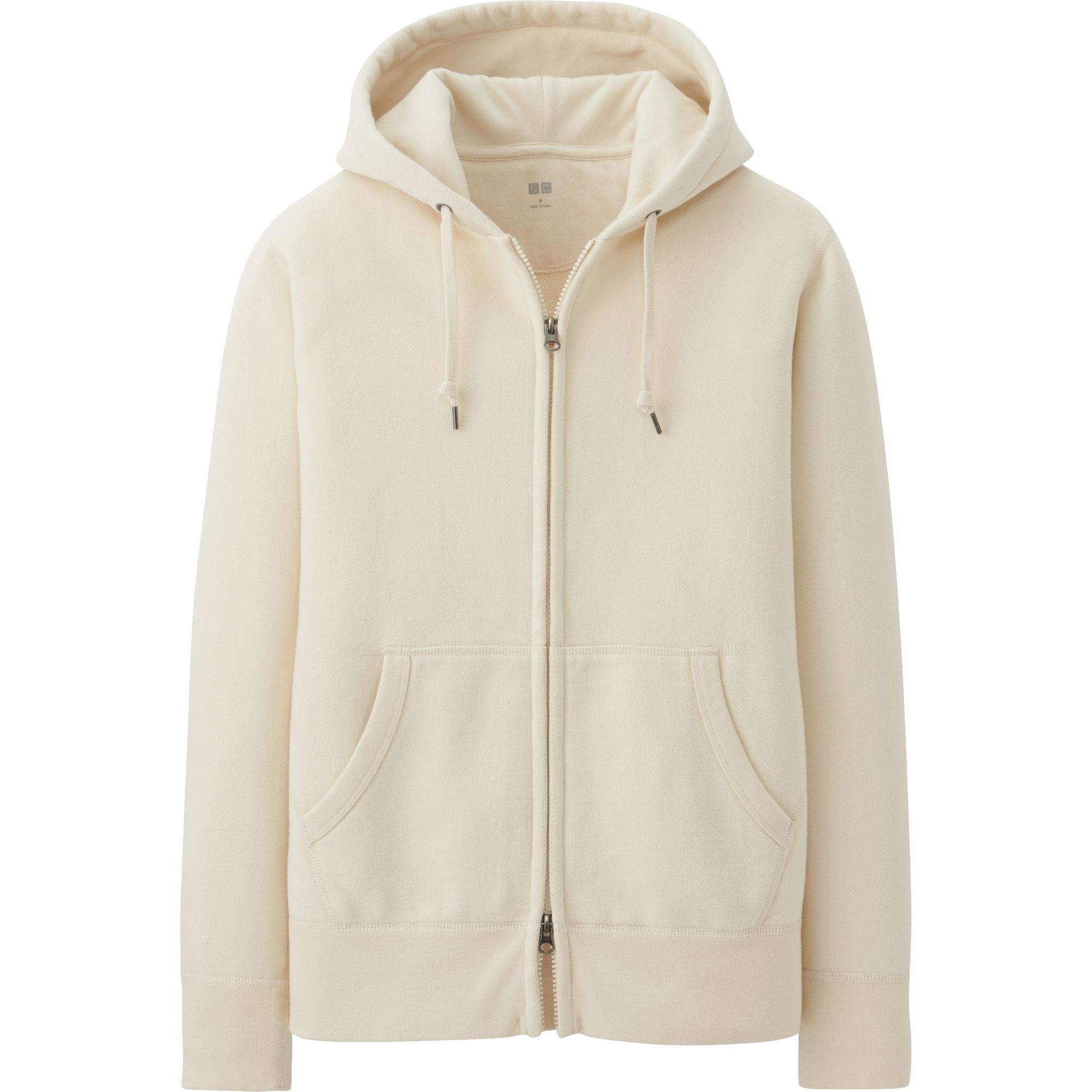 MEN SWEAT FULL ZIP LONG SLEEVE HOODIE