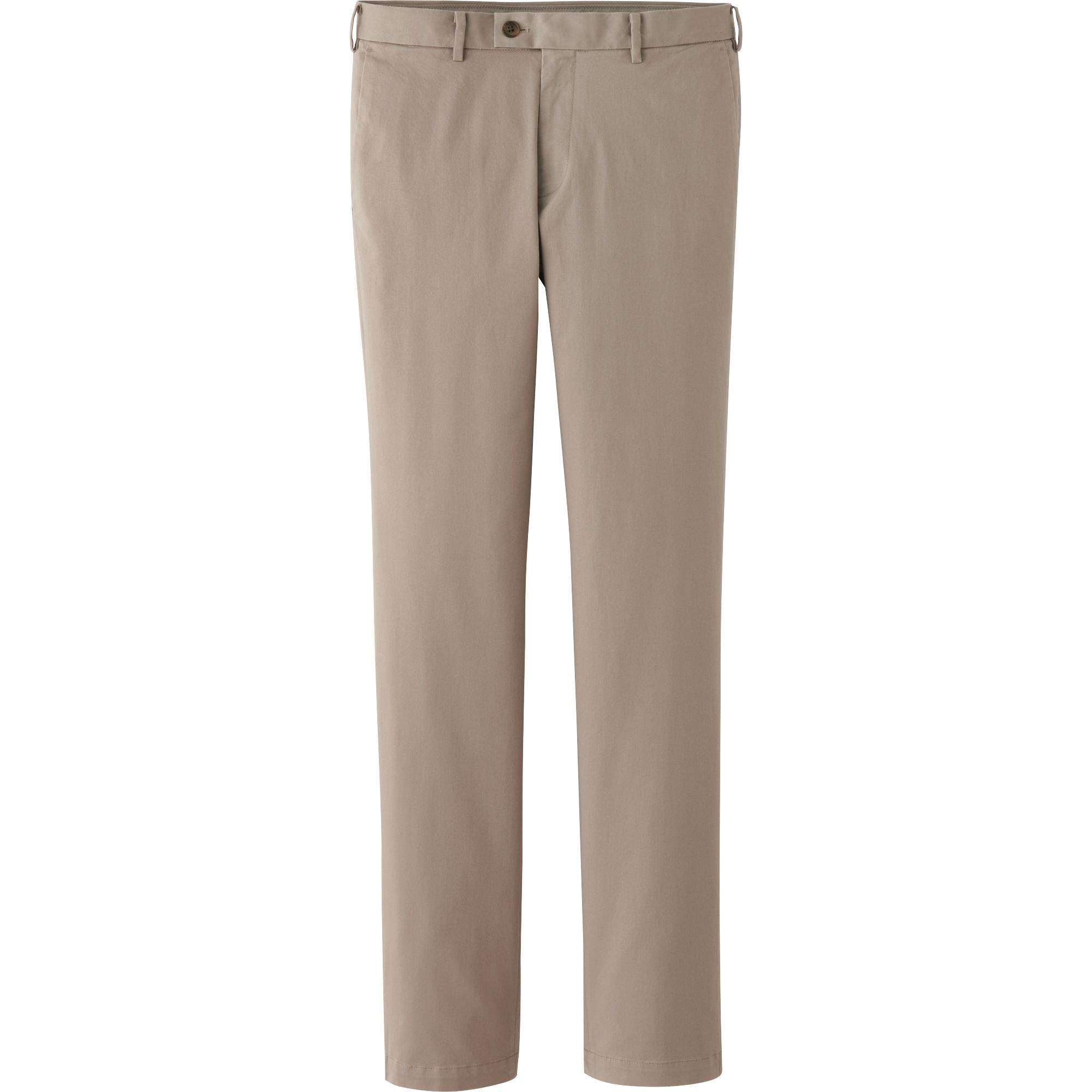 MEN SLIM FIT CHINO FLAT FRONT PANTS 