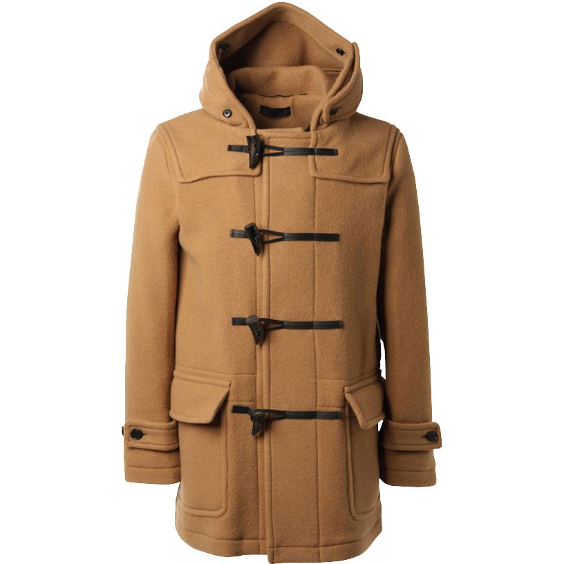 MEN WOOL BLENDED DUFFLE COAT UNIQLO