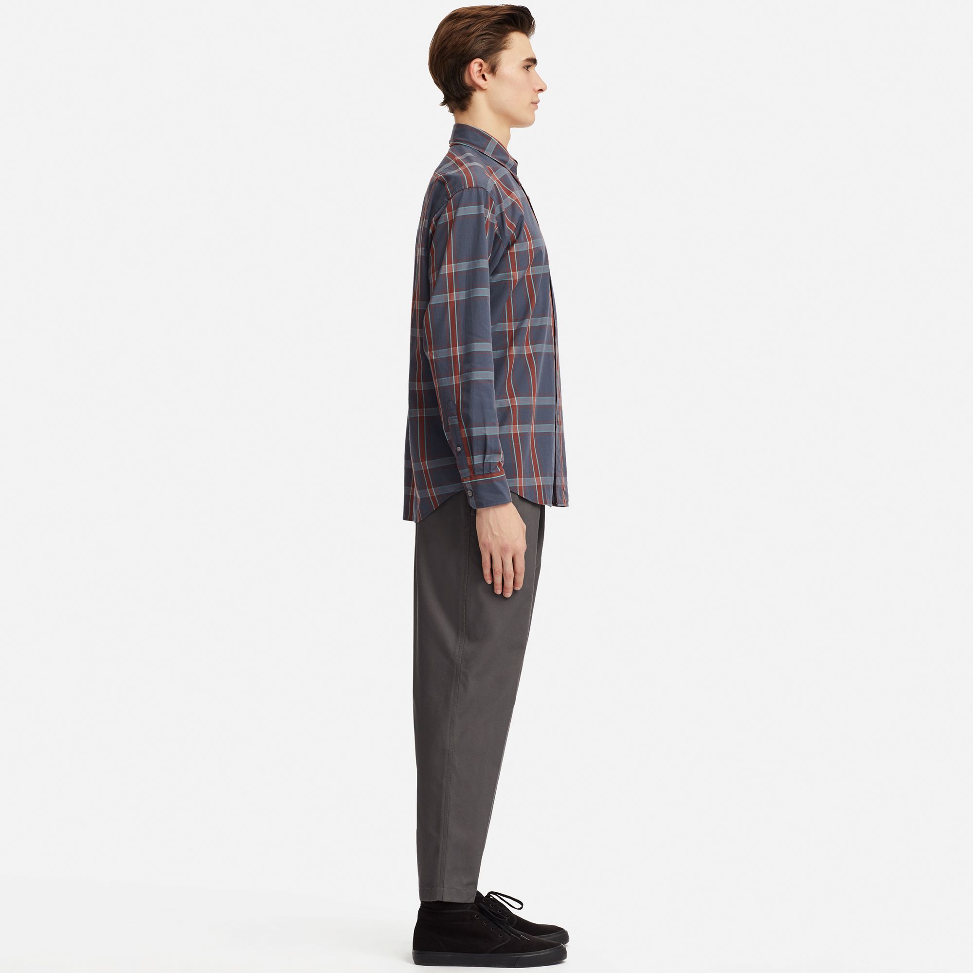 uniqlo u wide fit pleated pants