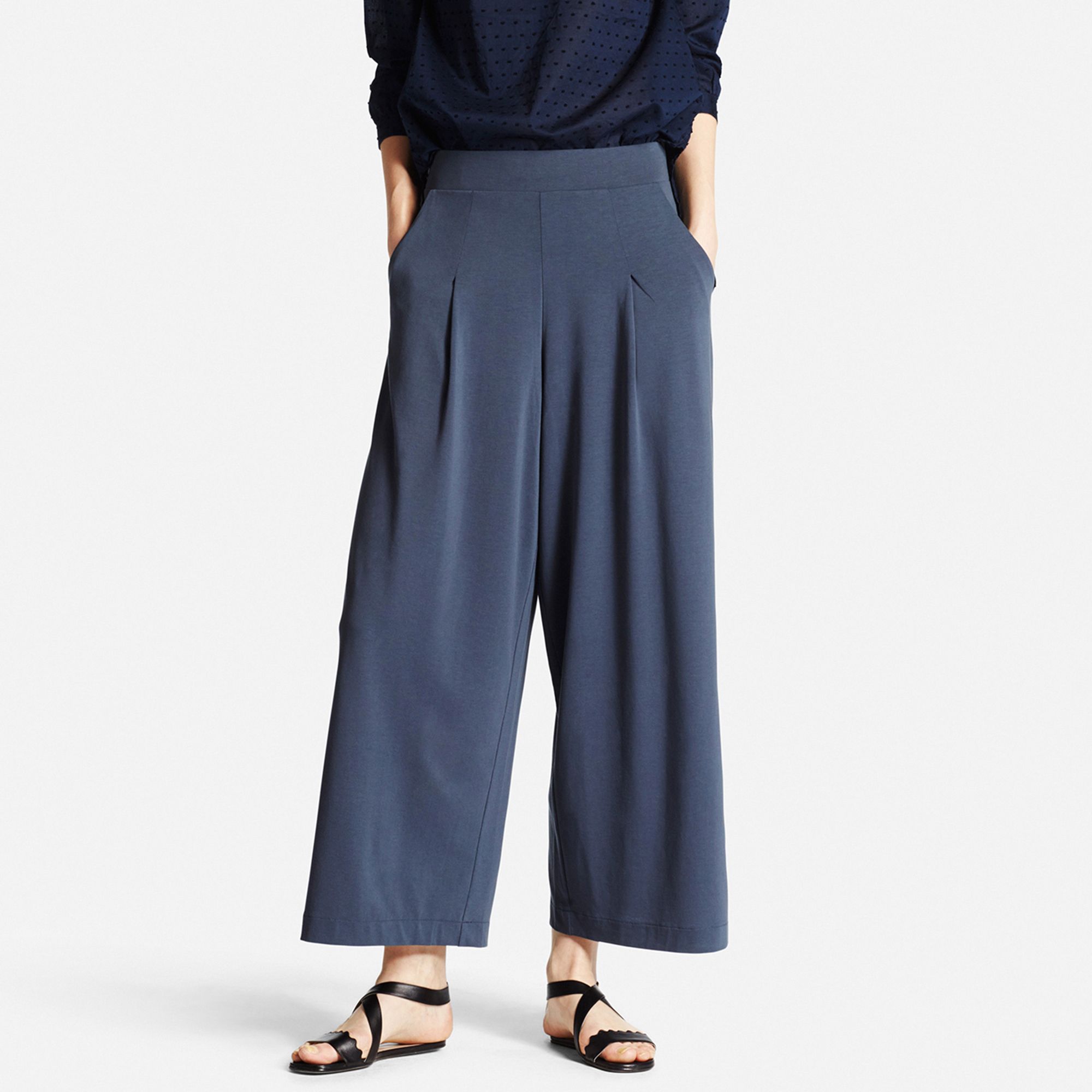 uniqlo track wide pants