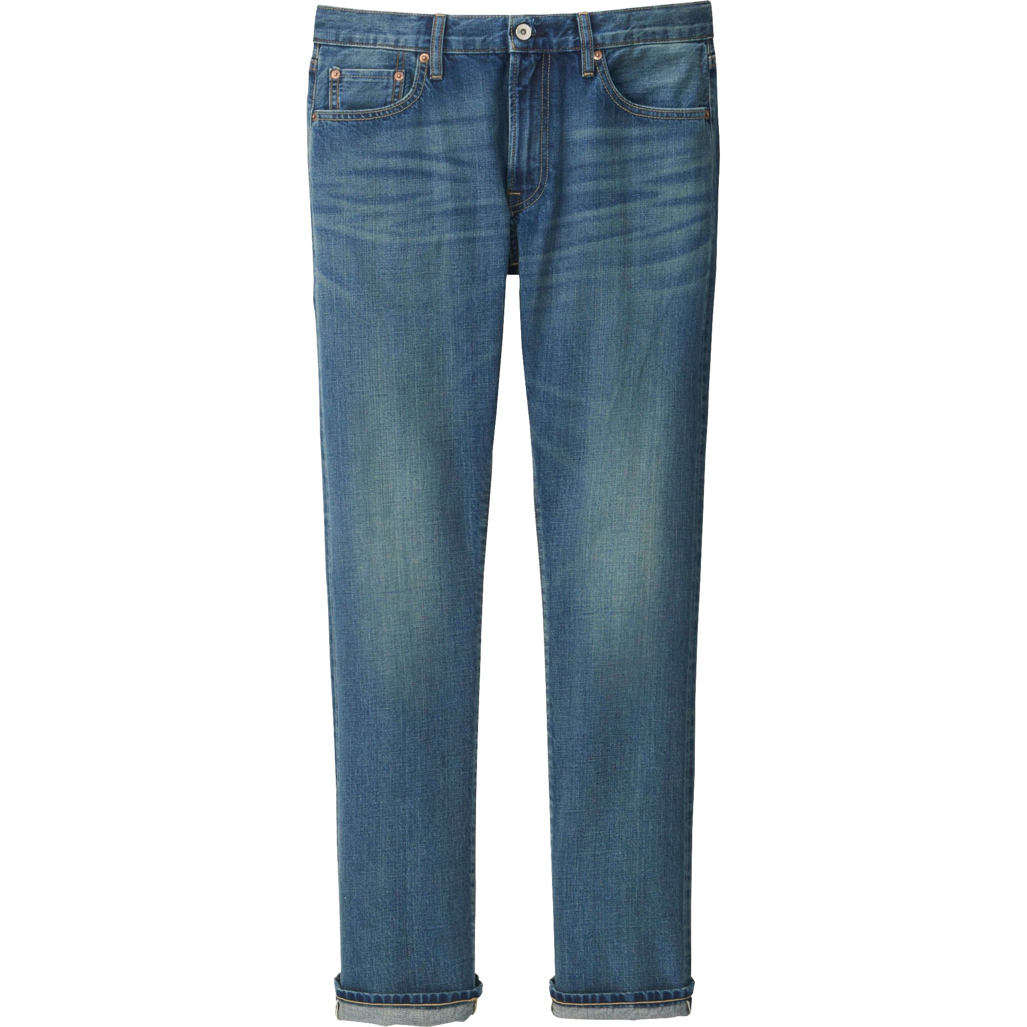MEN SELVEDGE REGULAR FIT JEANS | UNIQLO