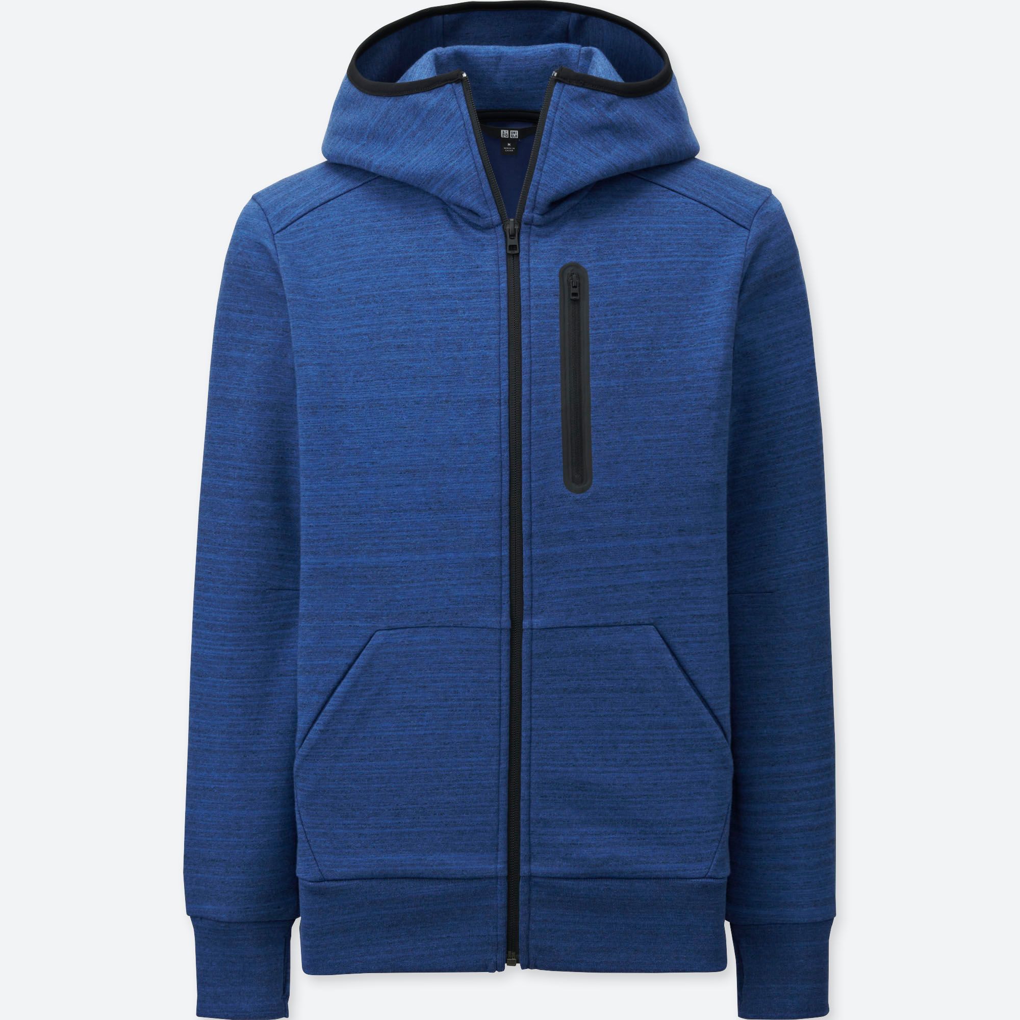 uniqlo sweat full zip long sleeve hoodie