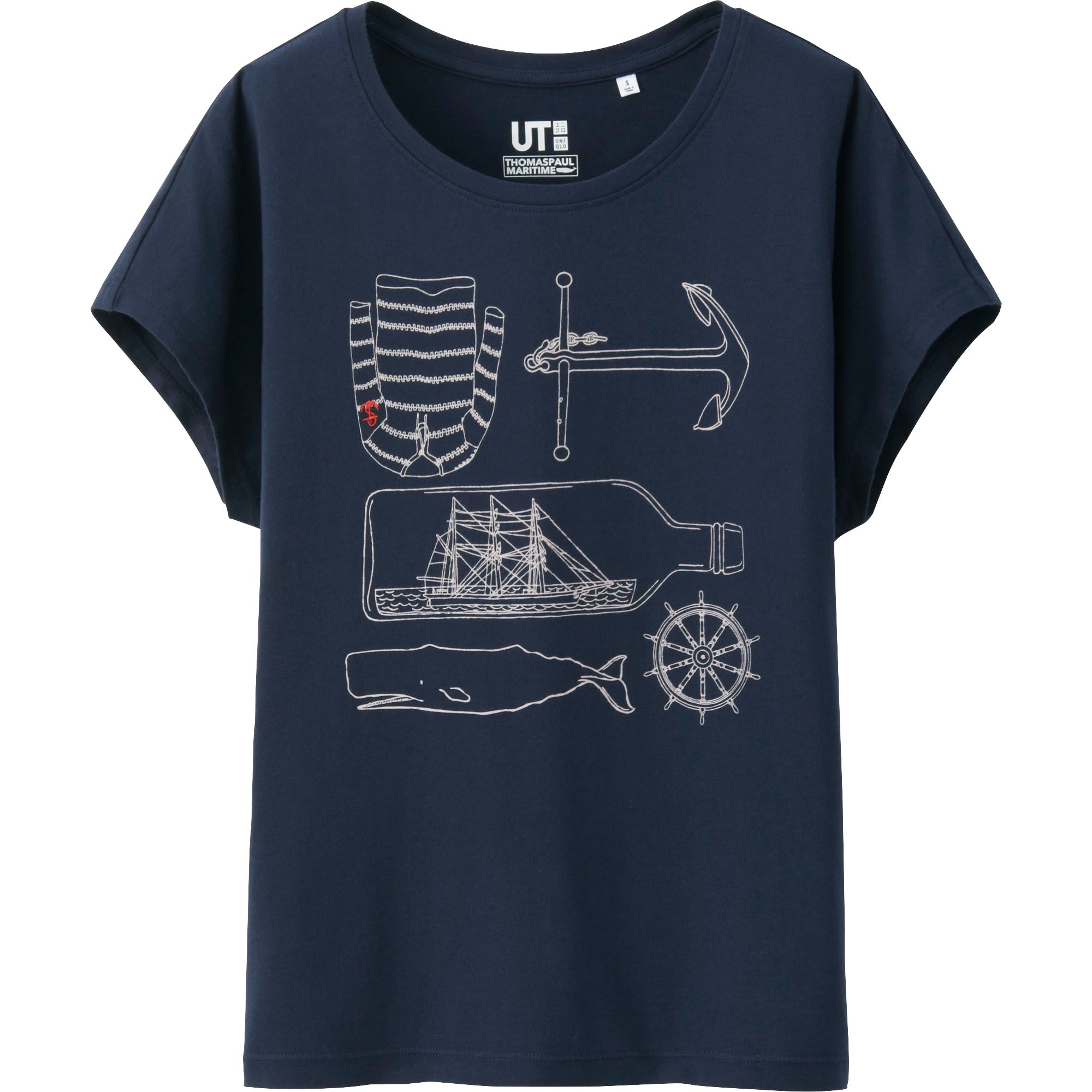 WOMEN THOMAS PAUL SHORT SLEEVE GRAPHIC T-SHIRT