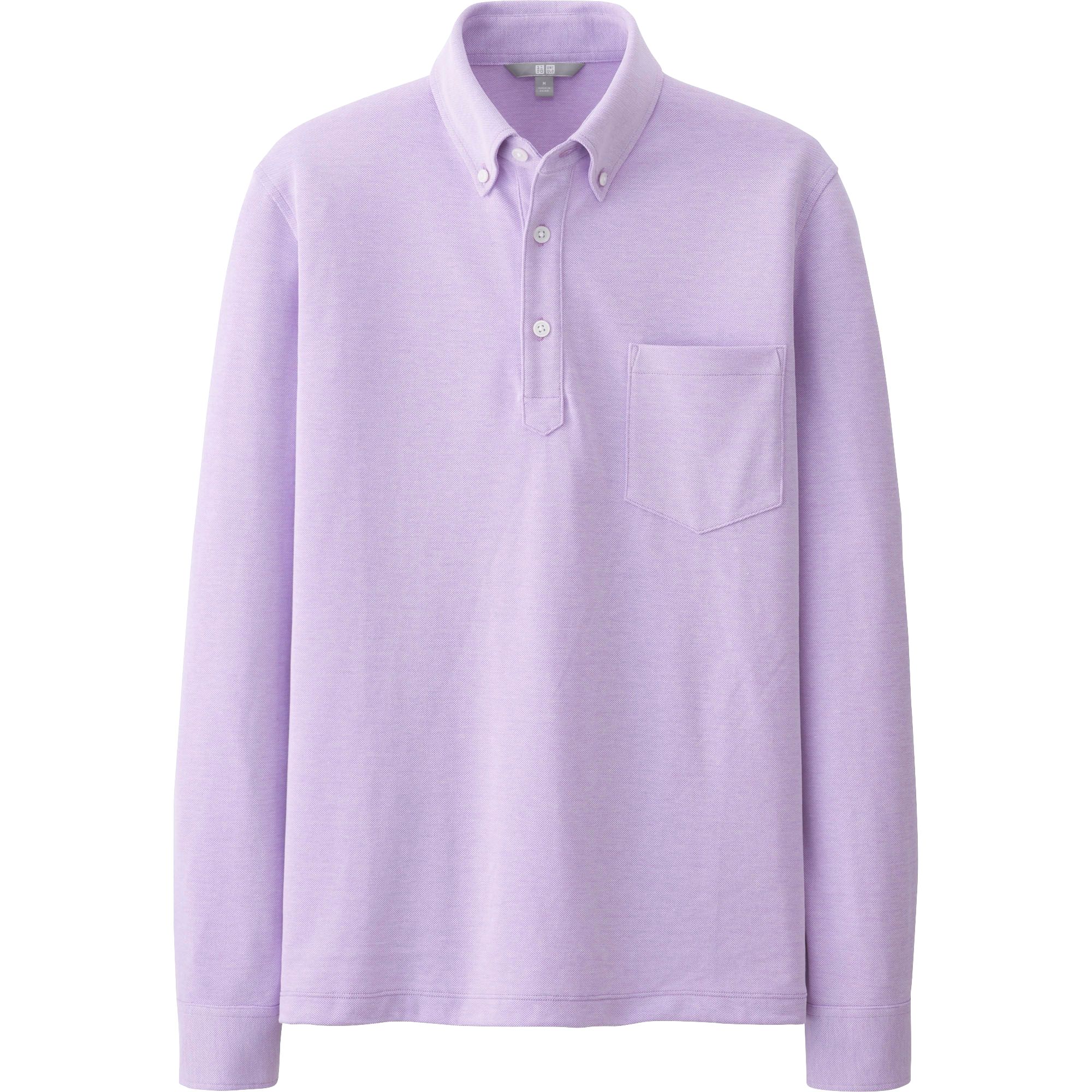 MEN DRY LONG SLEEVE POLO SHIRT