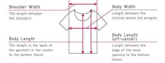 Us shirt 2024 size chart