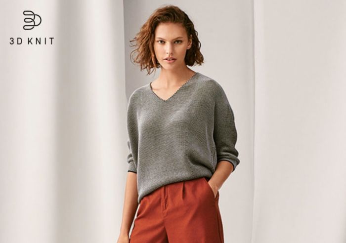 A NEW DIMENSION IN KNITWEAR