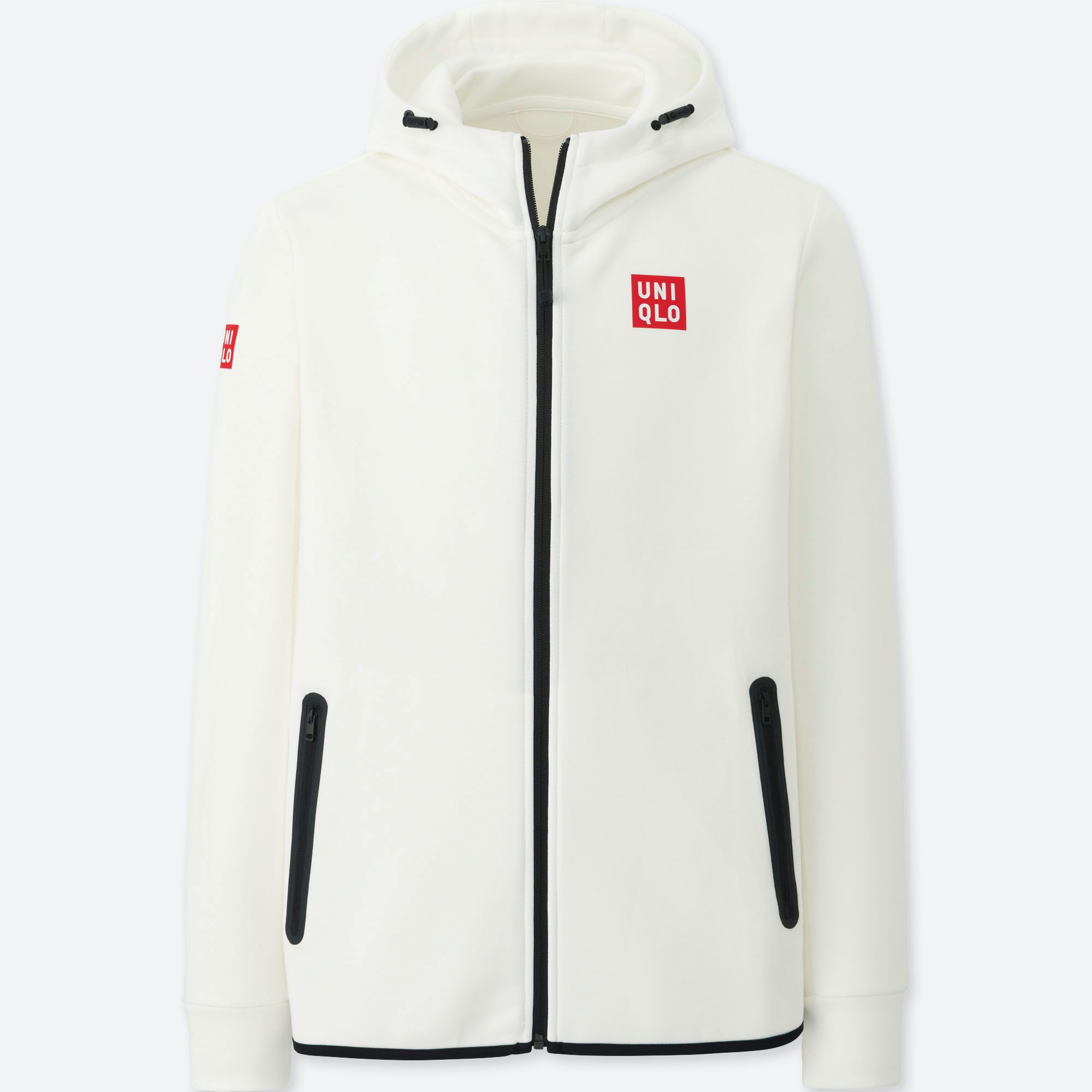 uniqlo dry stretch sweat full zip hoodie