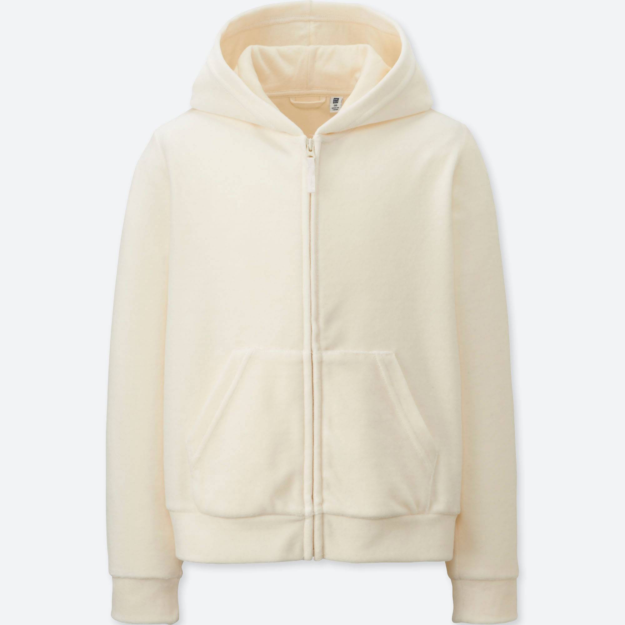 GIRLS VELOUR LONG-SLEEVE PARKA | UNIQLO US GIRLS VELOUR LONG-SLEEVE PARKA | UNIQLO US