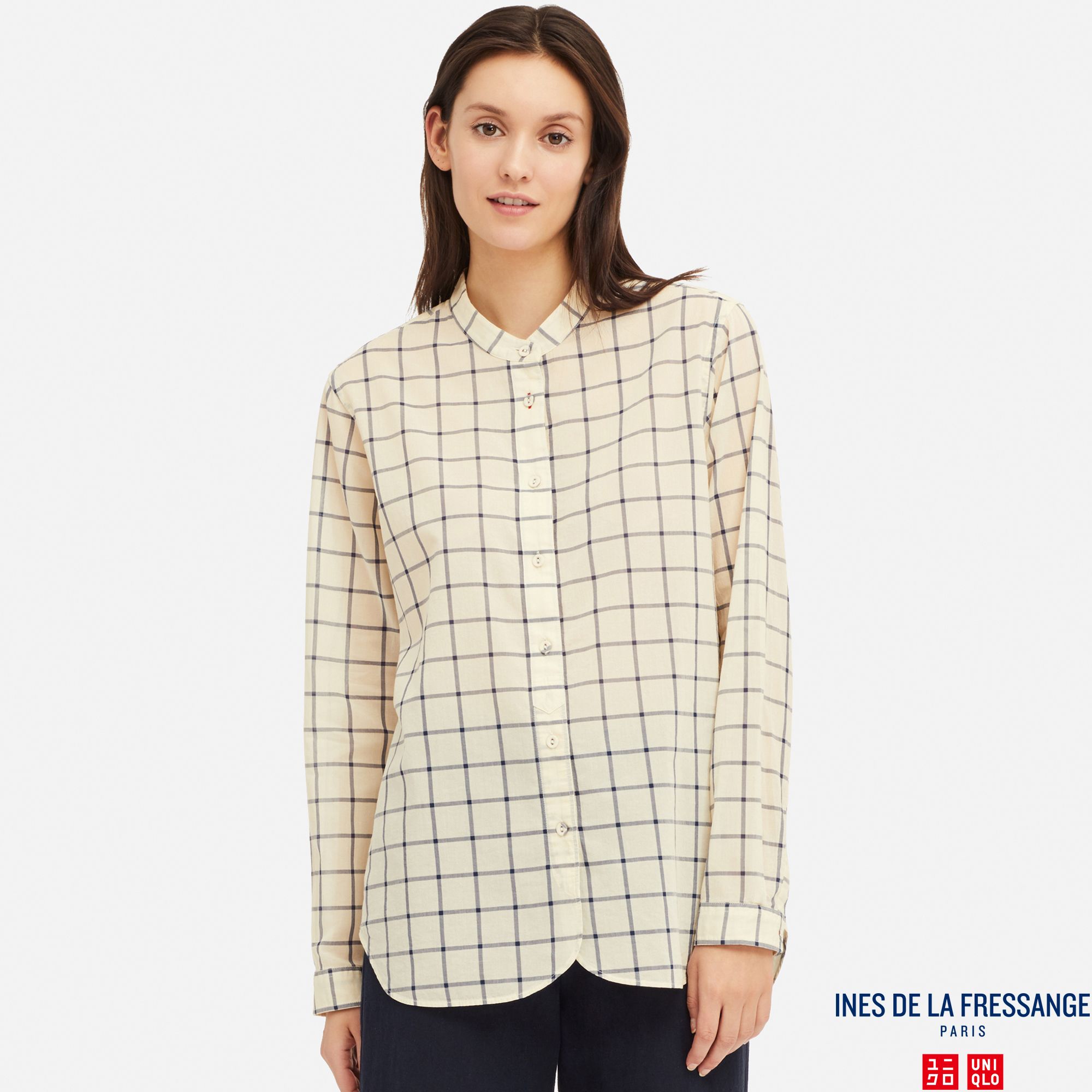 WOMEN INES COTTON LAWN FLOWER PRINT LONG SLEEVED SHIRT