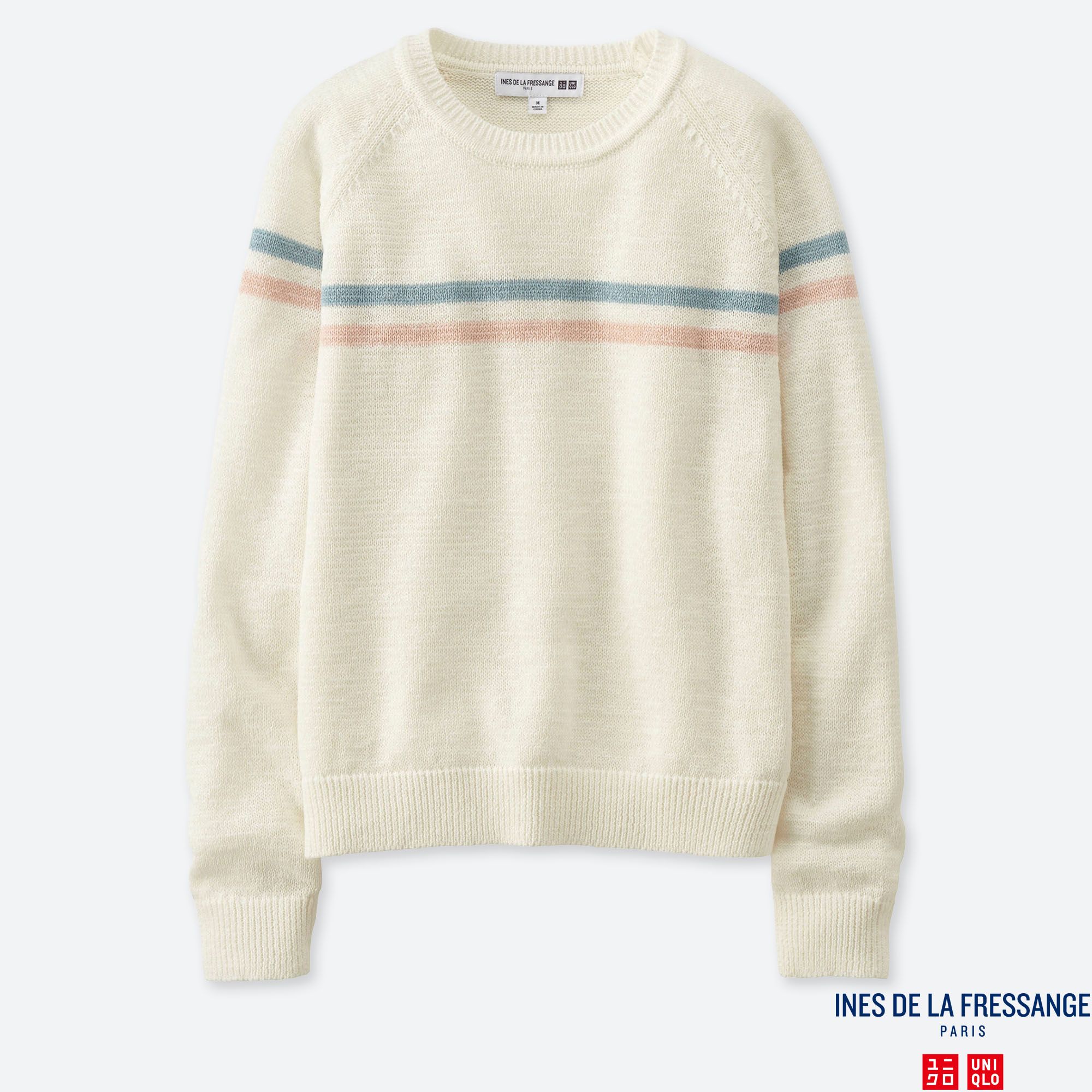 WOMEN INES STRIPE CREW NECK JUMPER