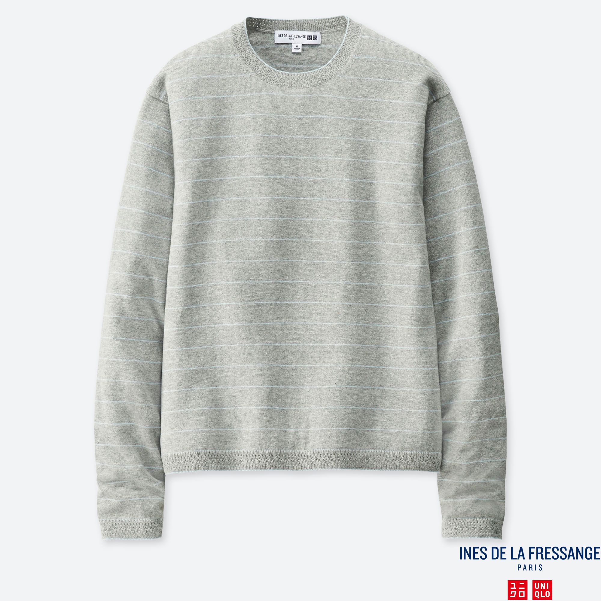 WOMEN INES COTTON CASHMERE BLEND STRIPED JUMPER