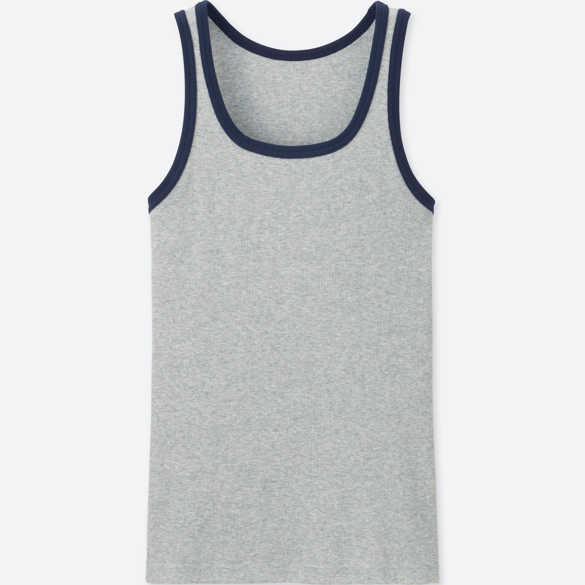 Men's DRY Colored Rib Tank Top UNIQLO US