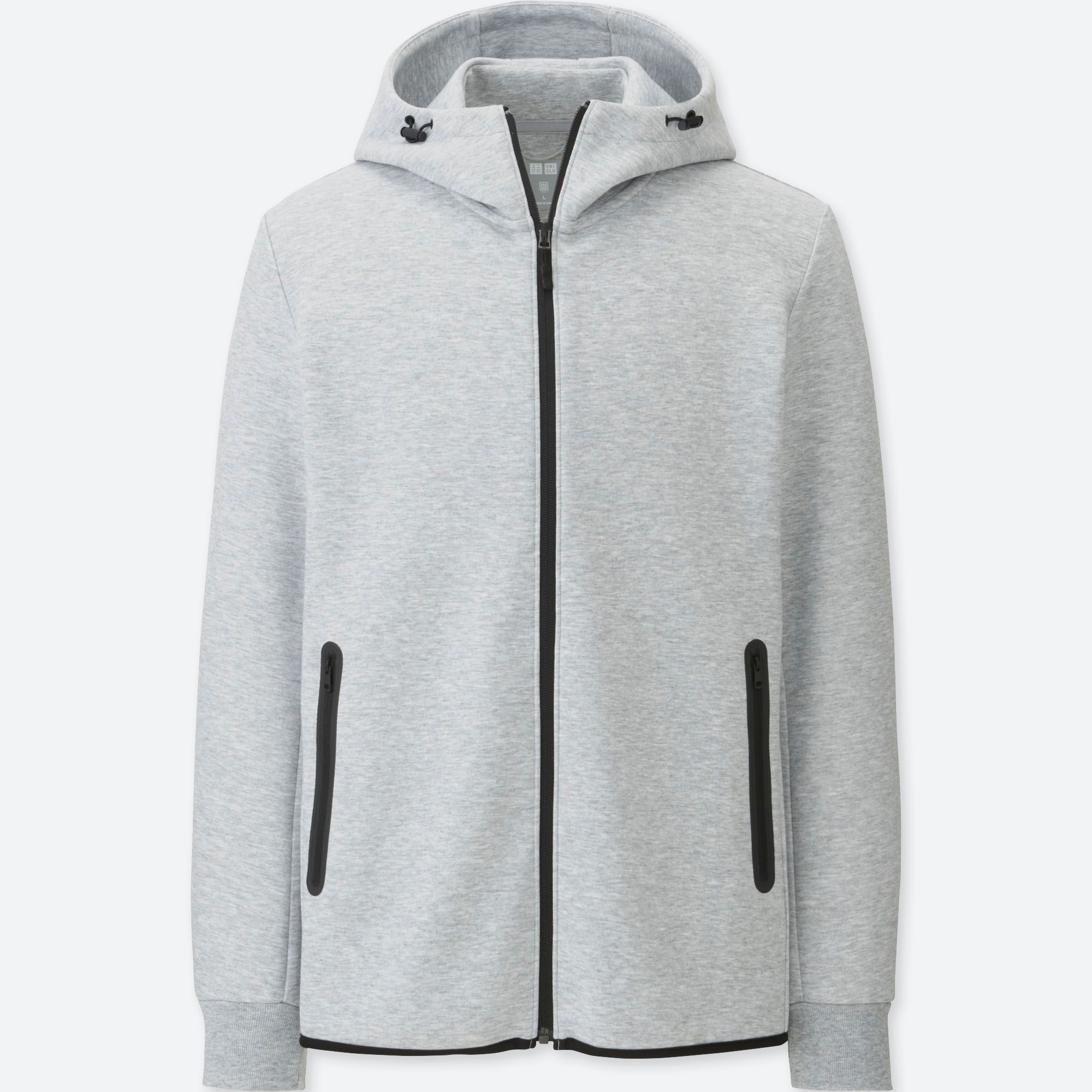 uniqlo dry stretch sweat full zip hoodie