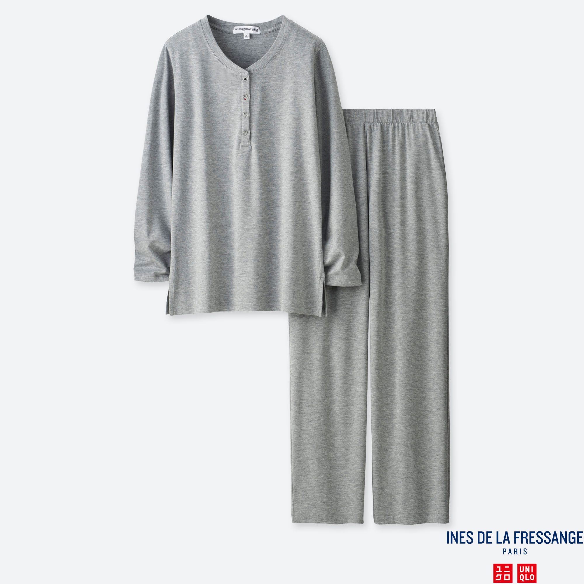 WOMEN INES SLUB JERSEY LONG SLEEVED PYJAMAS