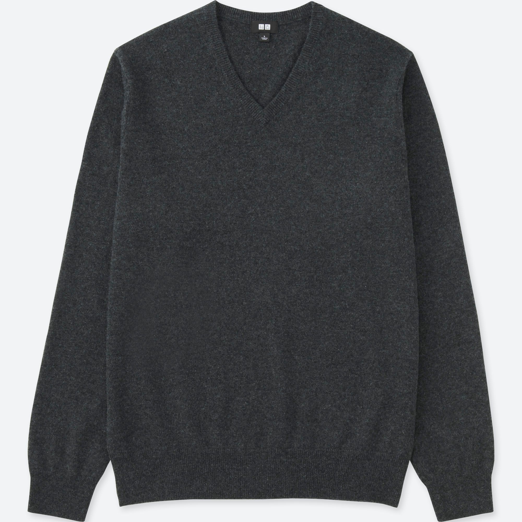 Men Cashmere VNeck Sweater UNIQLO US