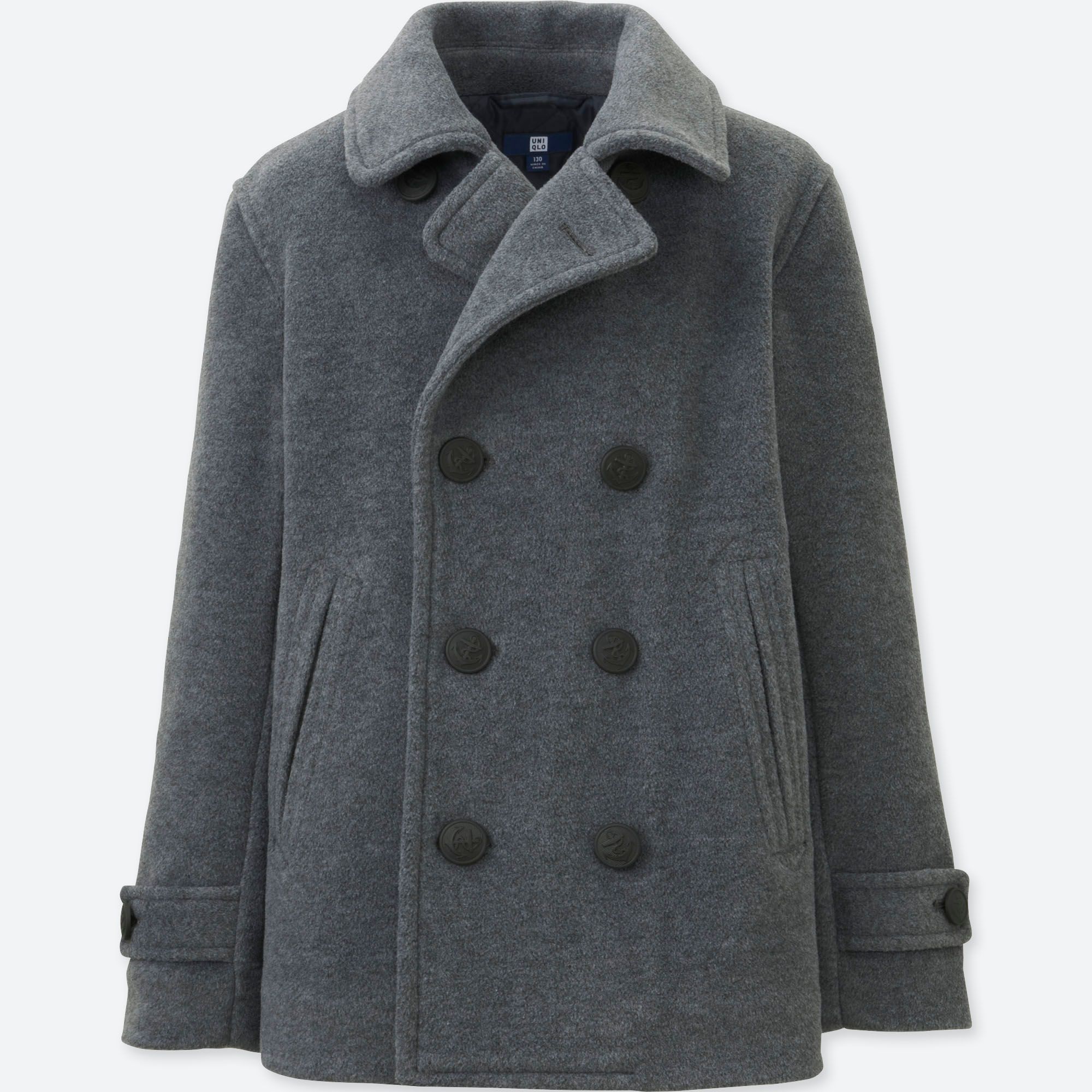 BOYS FLEECE PEA COAT UNIQLO US