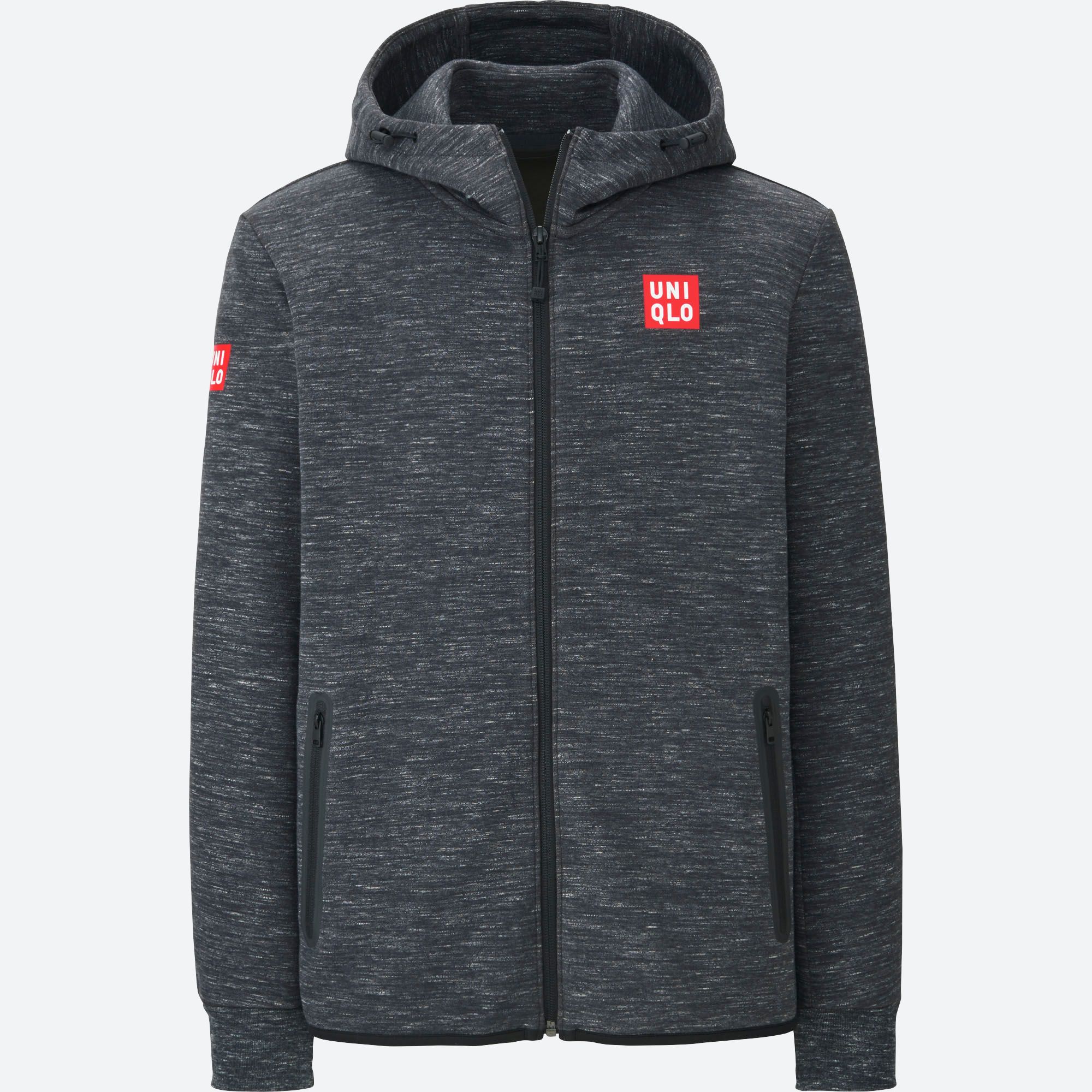 uniqlo dry stretch sweat full zip hoodie