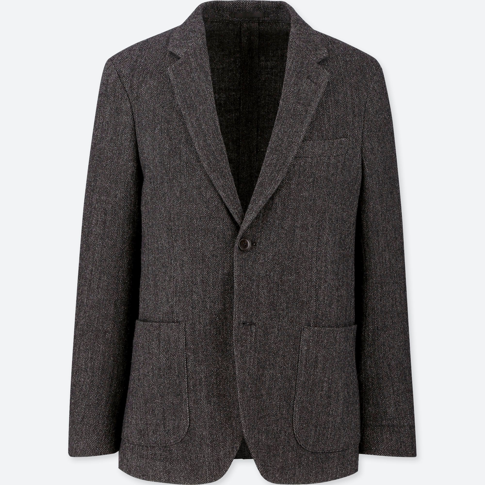 MEN TWEED JACKET UNIQLO US