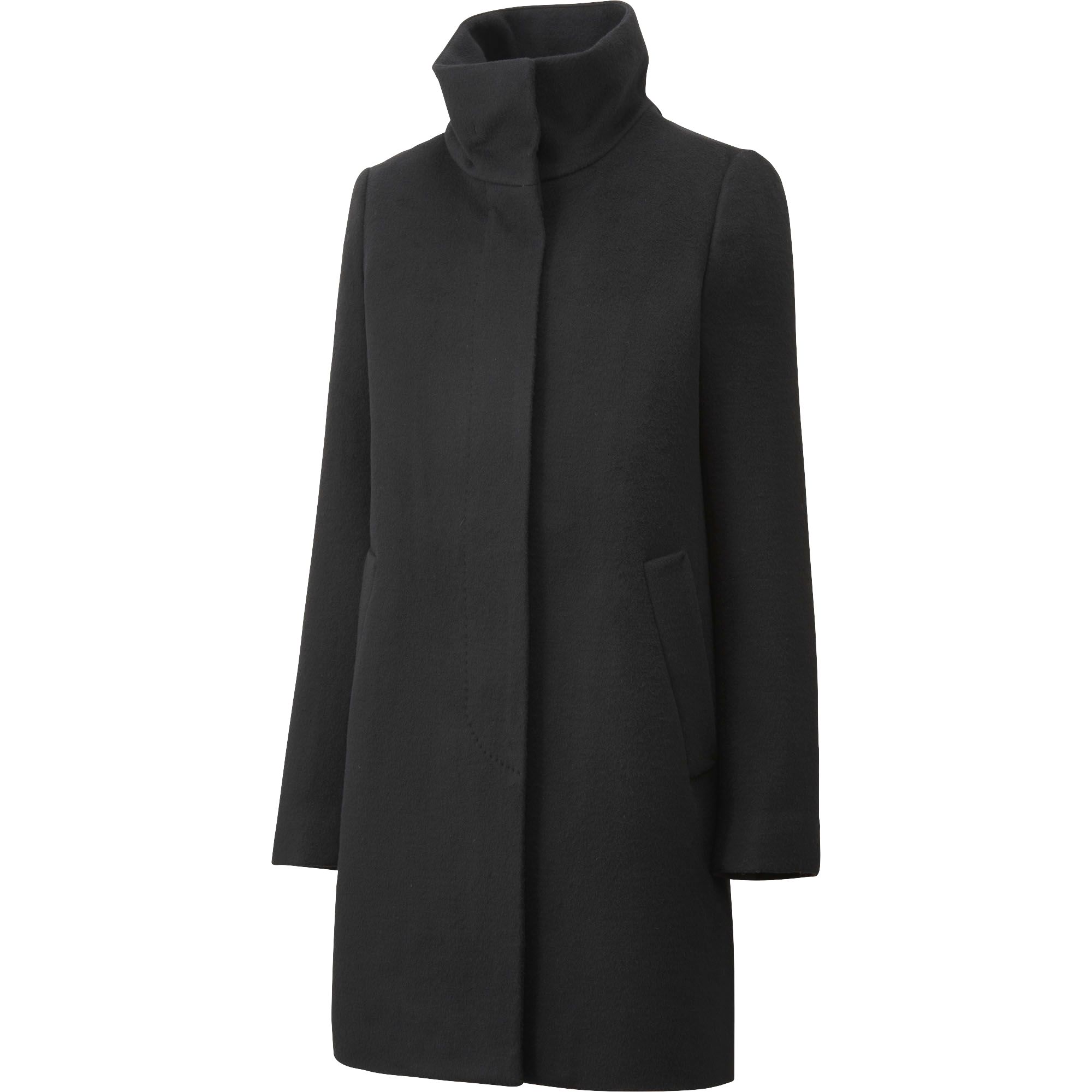 WOMEN CASHMERE BLENDED STAND COLLAR COAT | UNIQLO