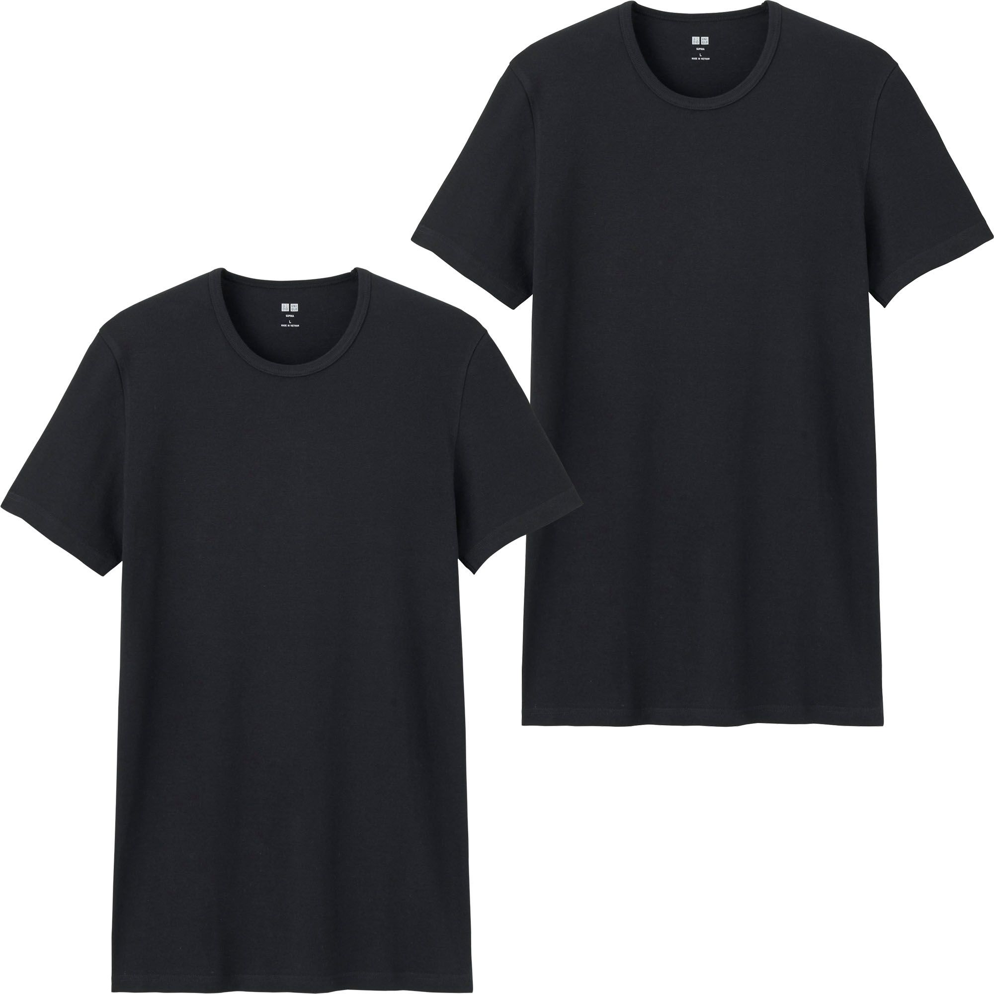 Men Short Sleeve T-Shirts | Vests | 2-Packs | UNIQLO UK