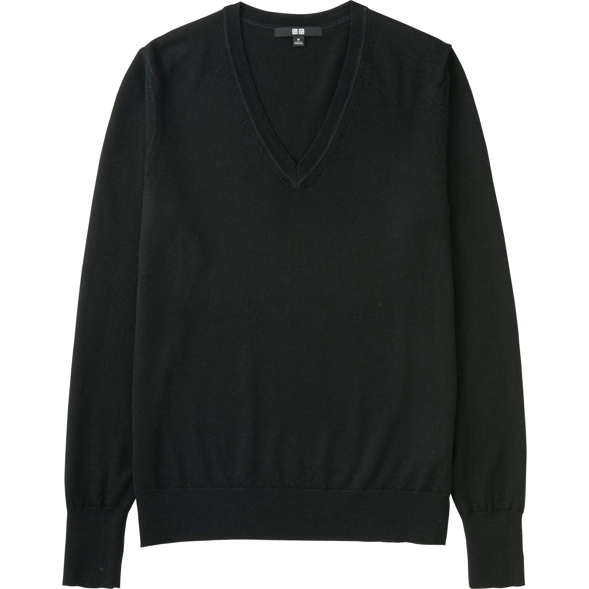 Women Extra Fine Merino Wool V-Neck Sweater | UNIQLO US