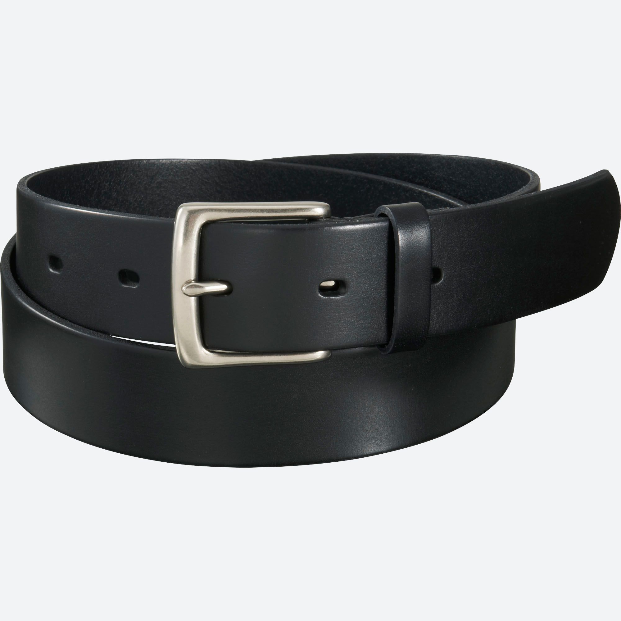 MEN Italian Oiled Leather Belt UNIQLO UK