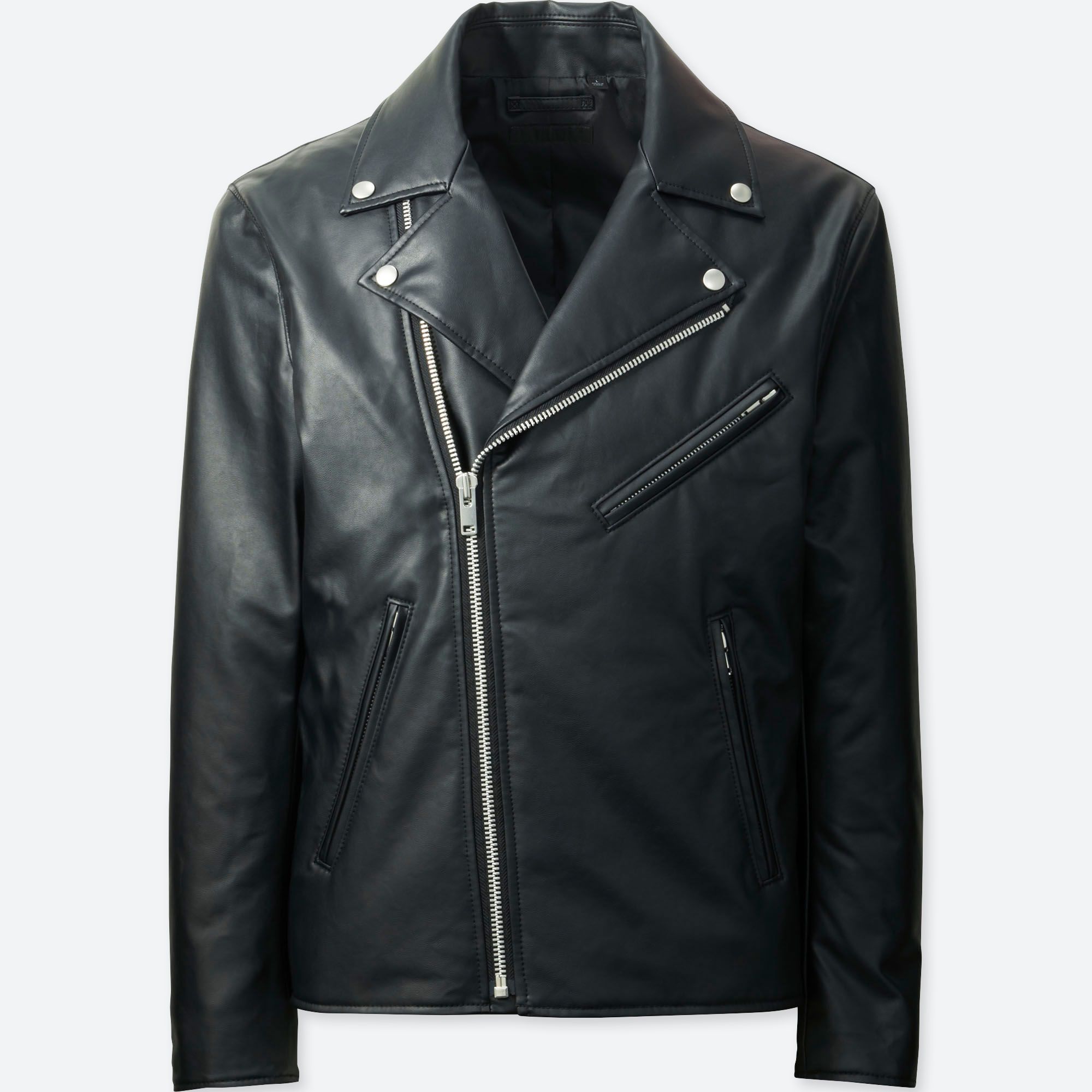 Faux leather jacket uniqlo