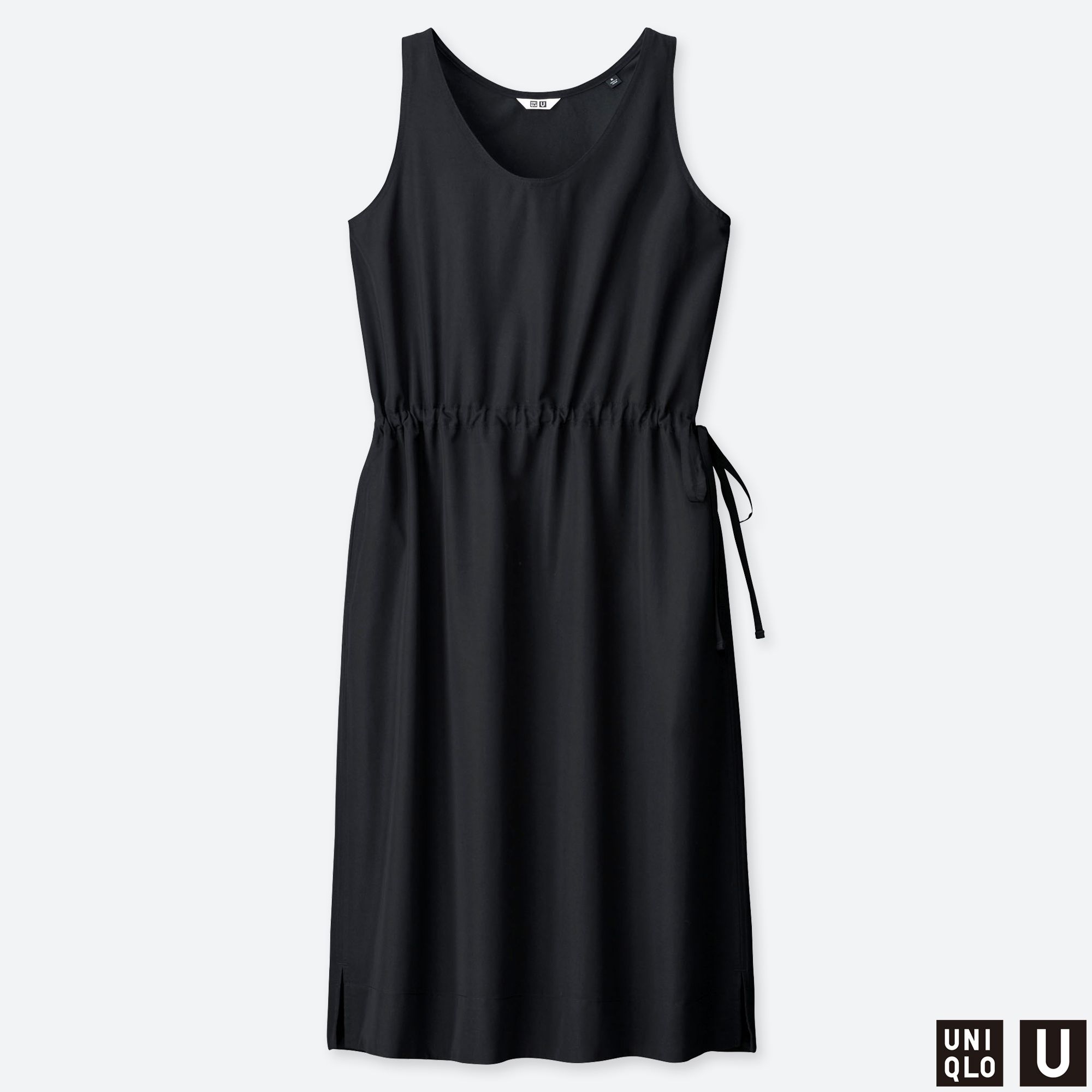 WOMEN UNIQLO U DRAWSTRING SLEEVELESS DRESS