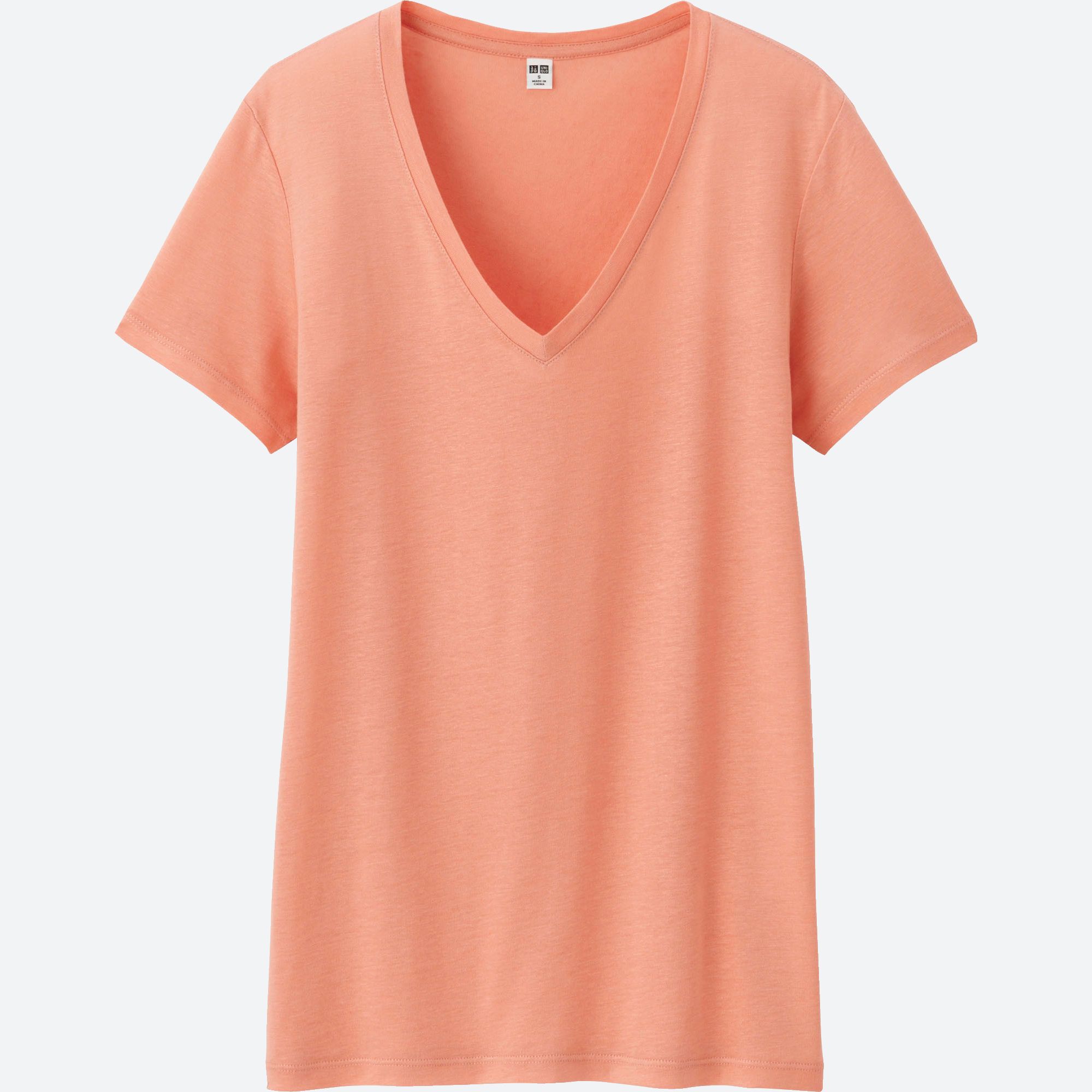 pink linen t shirt