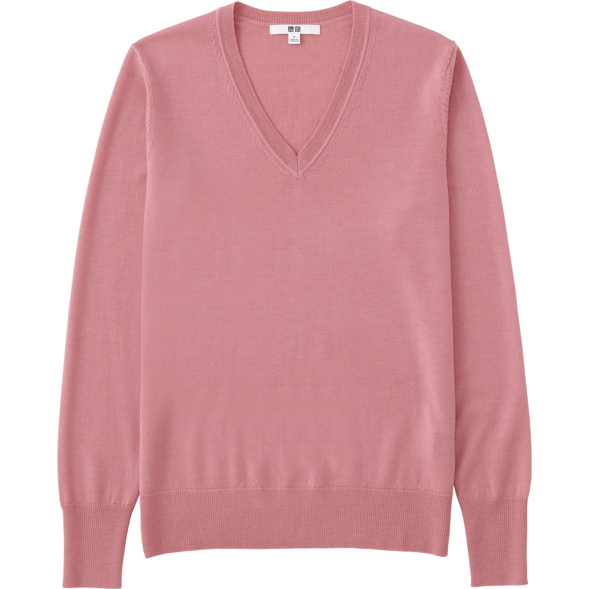 Women's Extra Fine Merino Wool V-Neck Sweater | UNIQLO