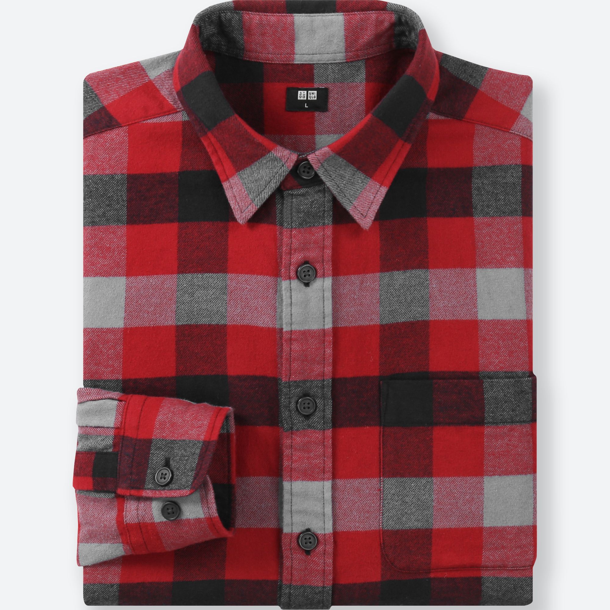 men regular flannel shirt