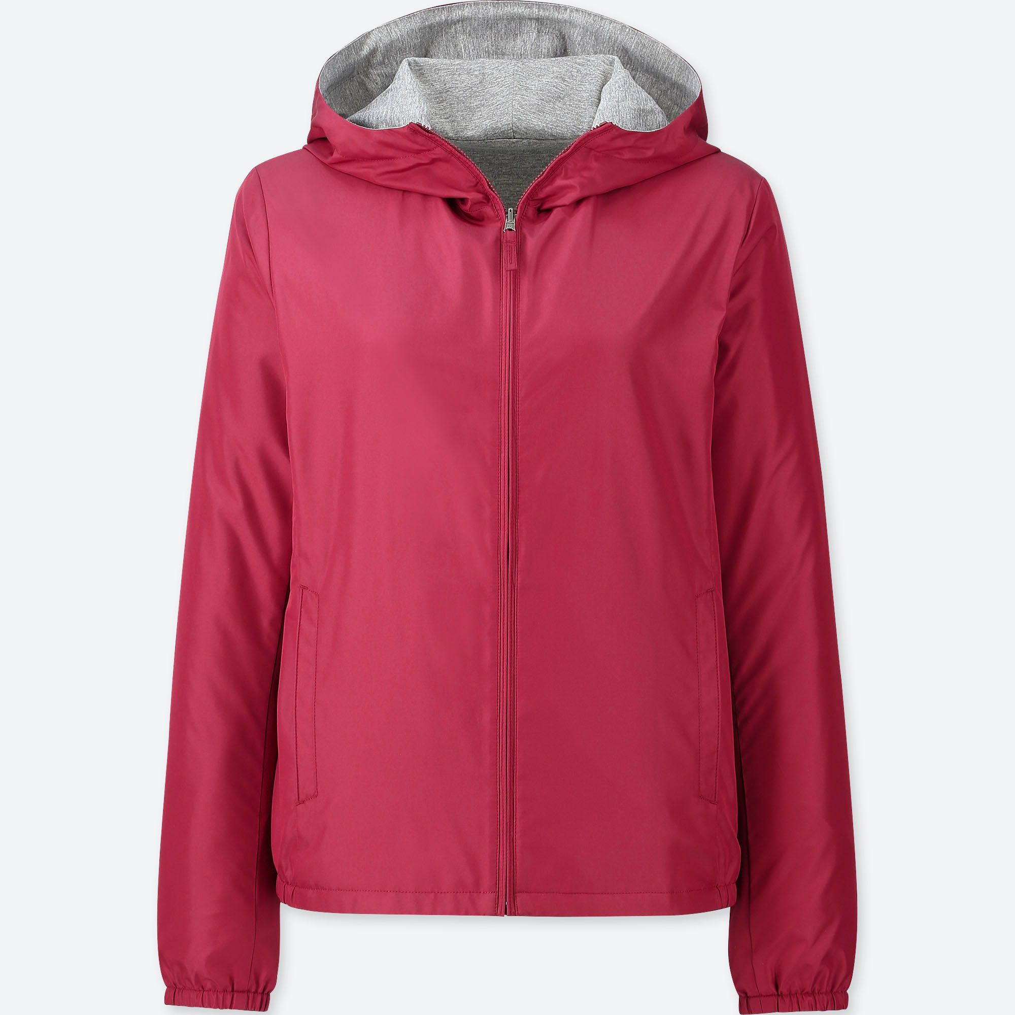 WOMEN REVERSIBLE PARKA, RED, medium