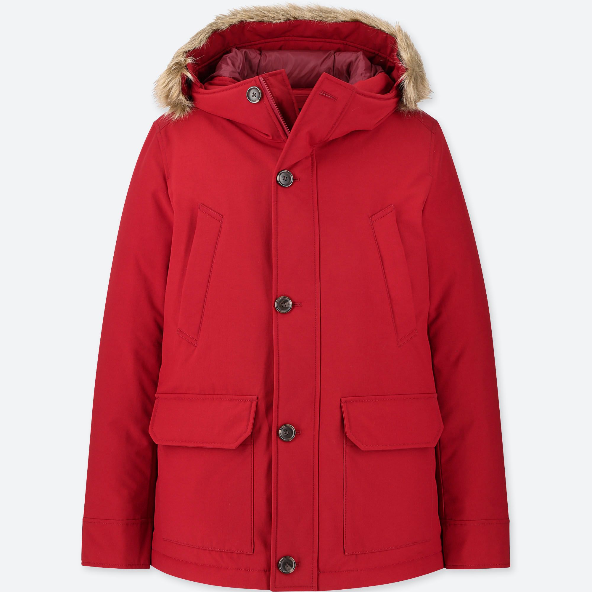 MEN NONQUILTED HOODED DOWN JACKET UNIQLO UK