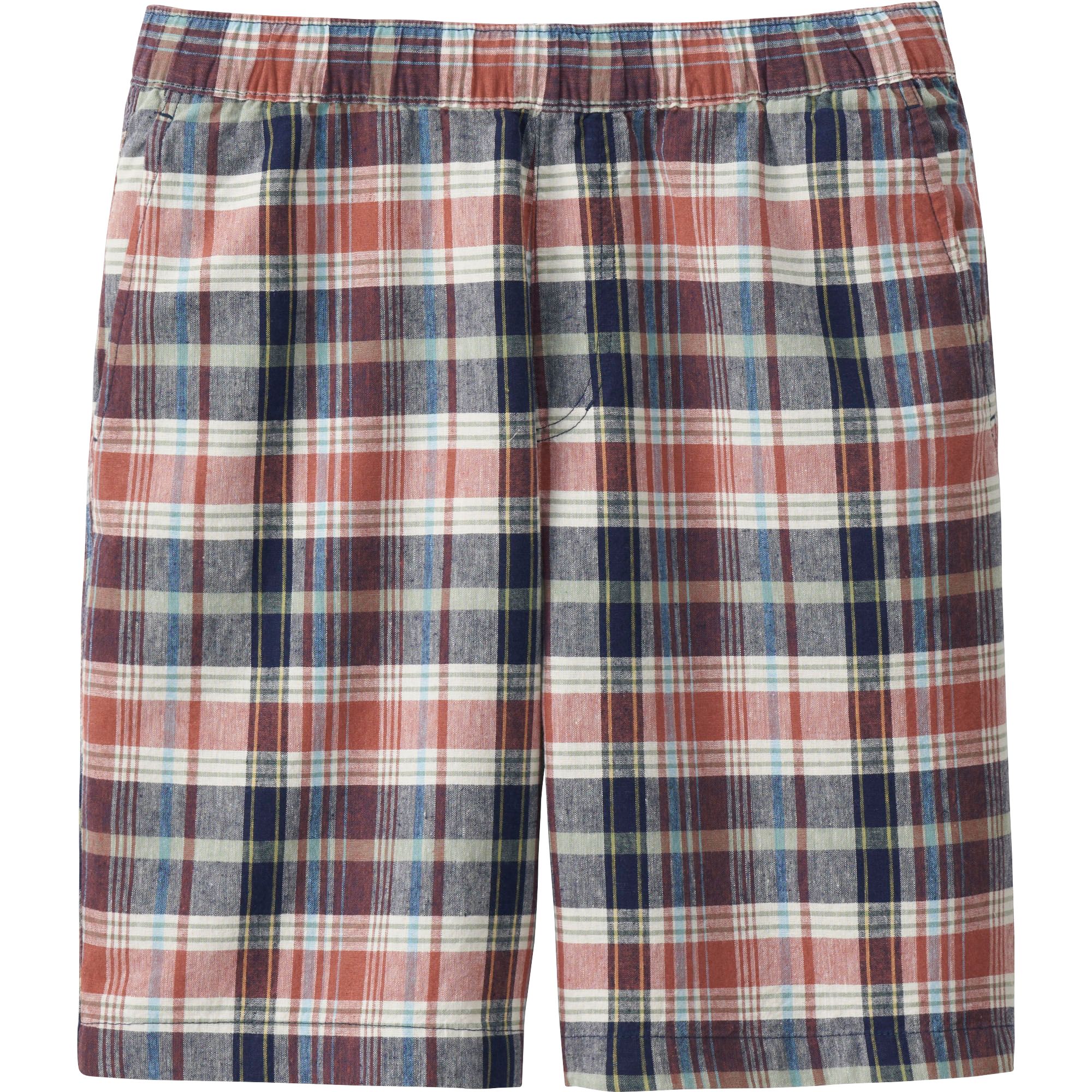 Men Linen Cotton Elastic Waist Shorts | UNIQLO US