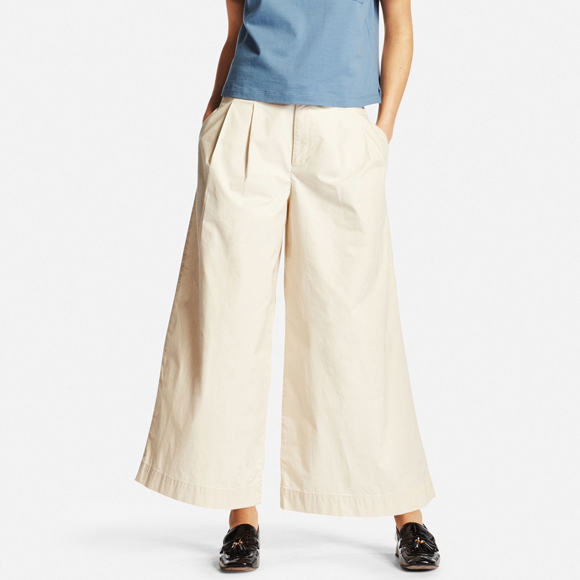 uniqlo wide leg pants