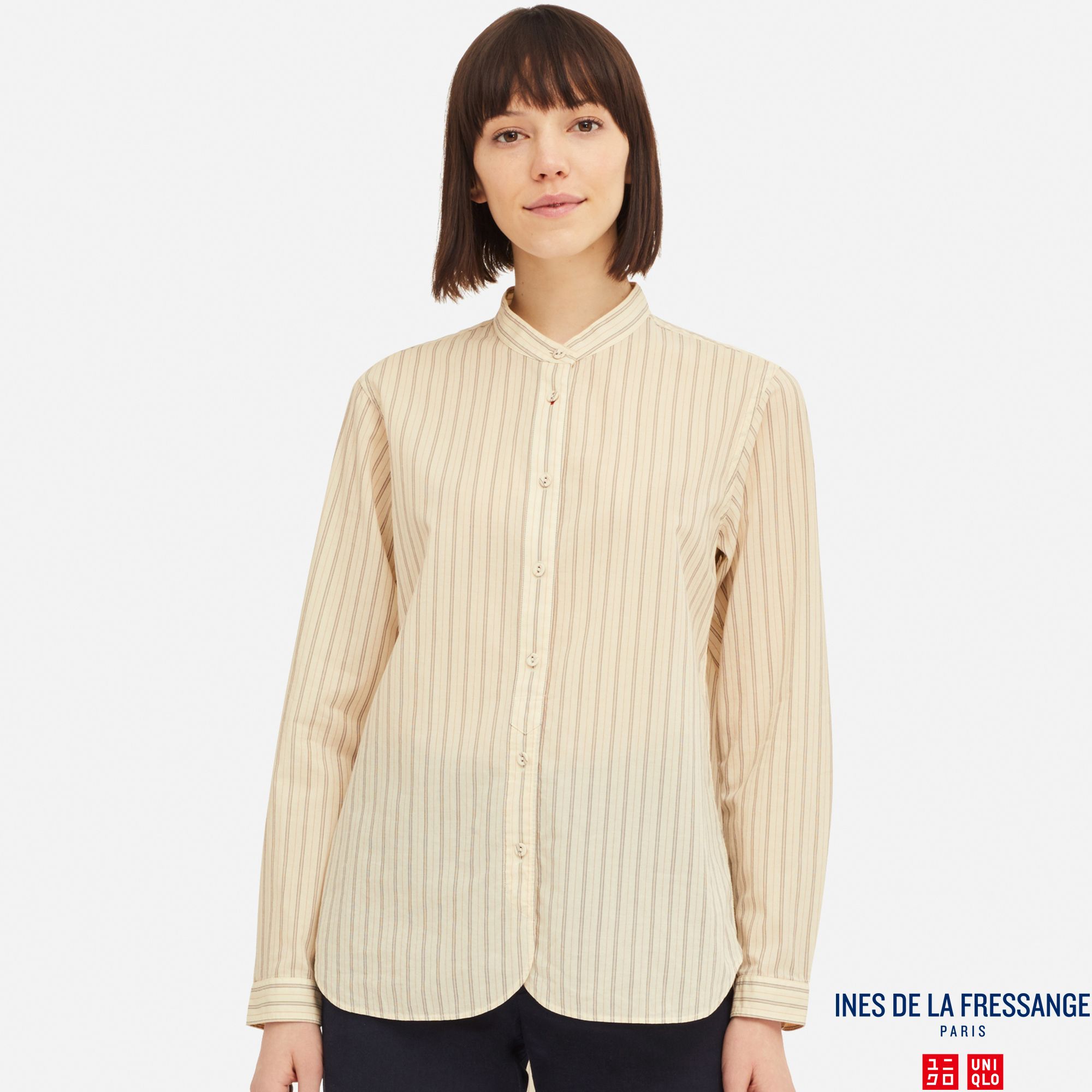 WOMEN INES COTTON LAWN FLOWER PRINT LONG SLEEVED SHIRT