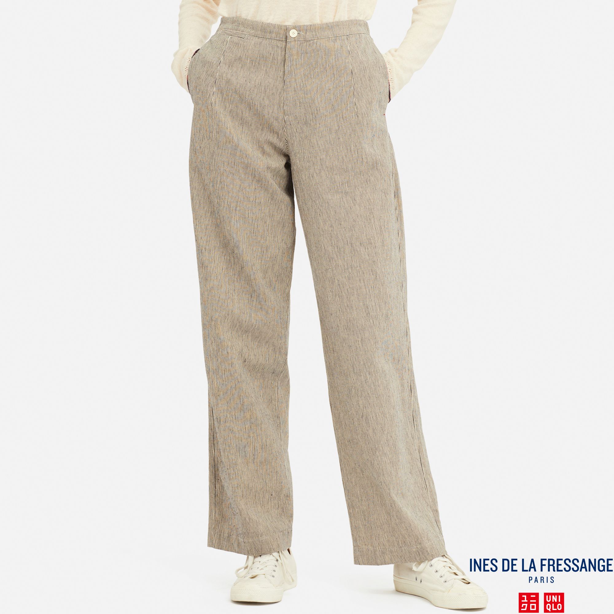 WOMEN INES CORDLANE RELAXED FIT TROUSERS