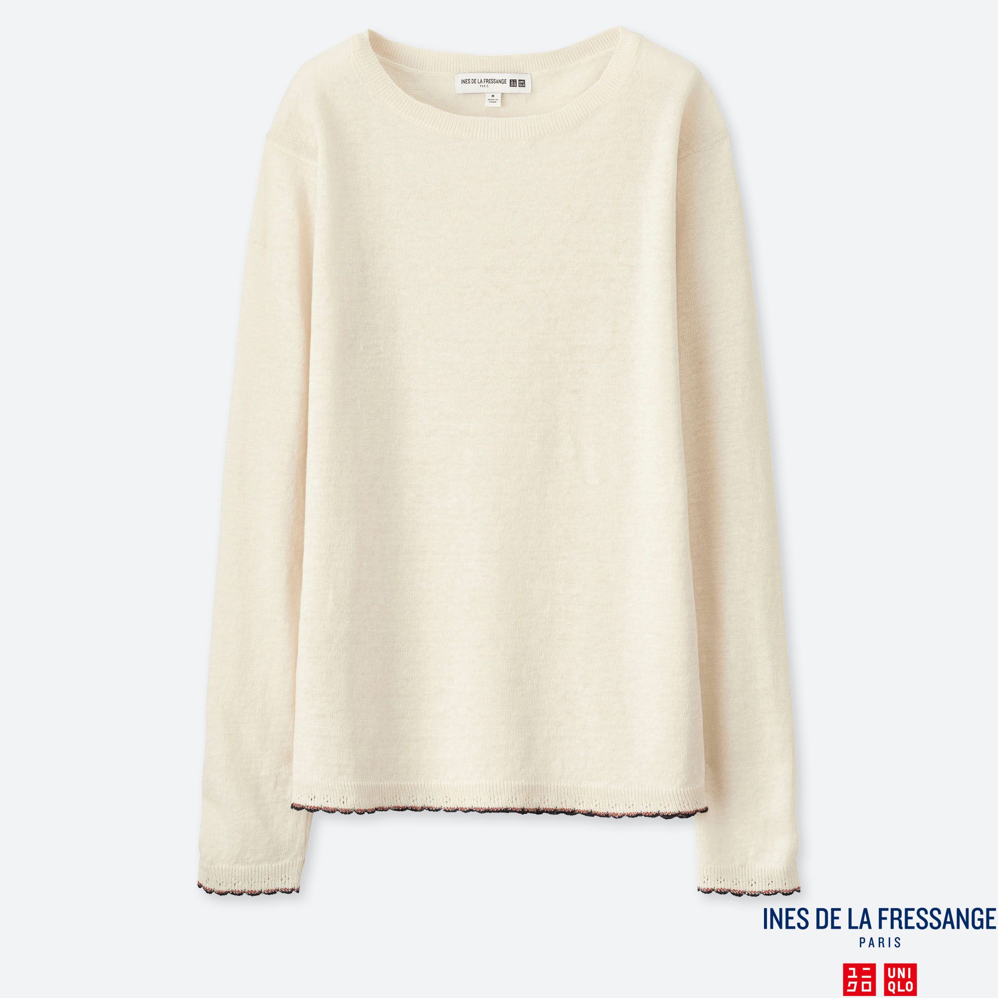 WOMEN INES PREMIUM LINEN BOAT NECK JUMPER