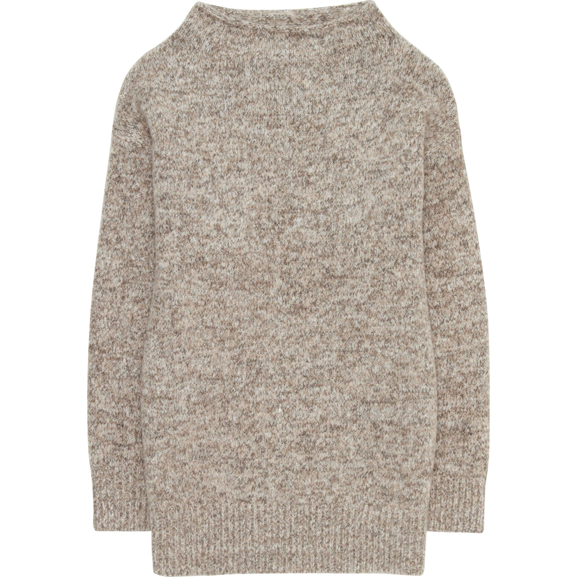 high neck oversized top