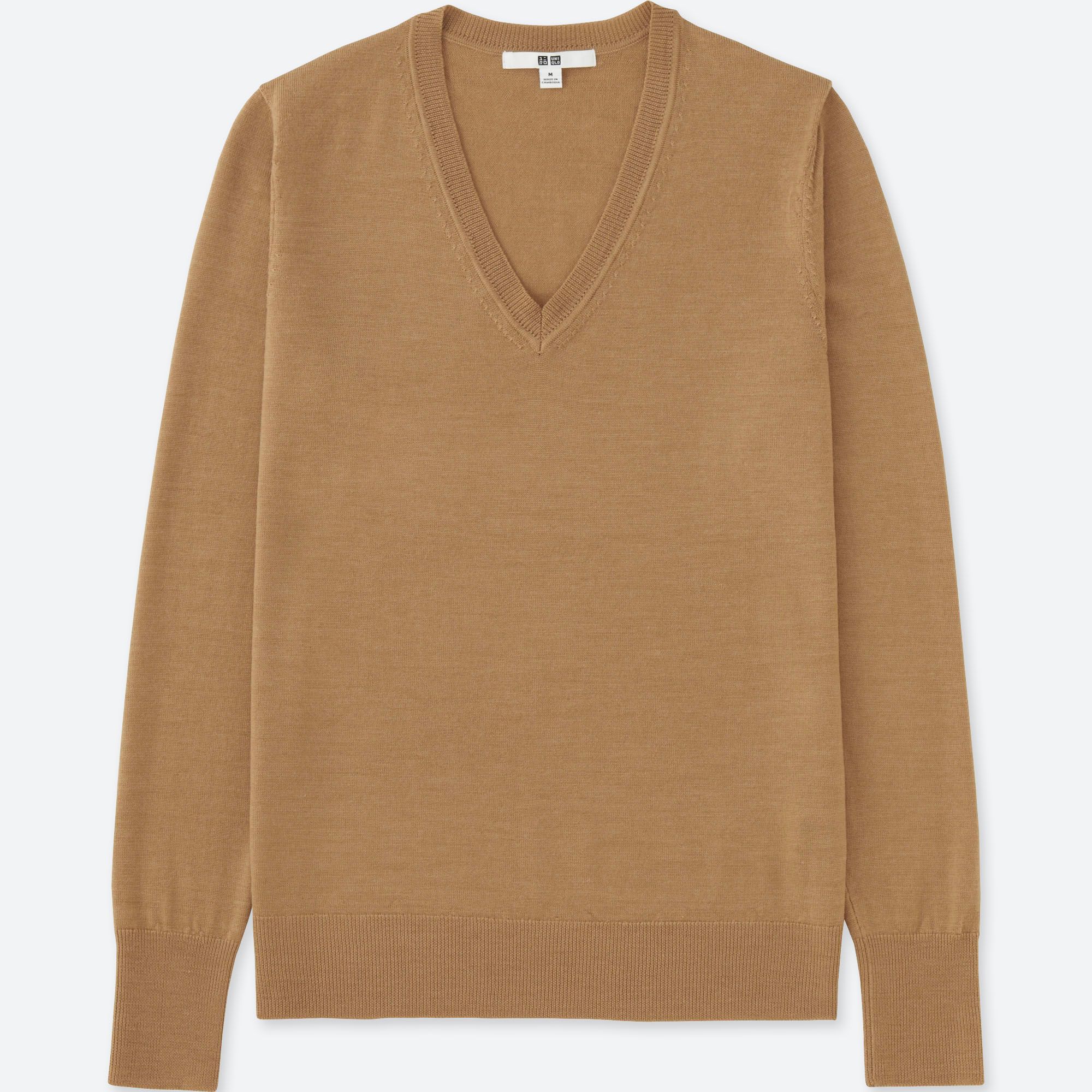 Women Extra Fine Merino Wool V-Neck Sweater | UNIQLO US