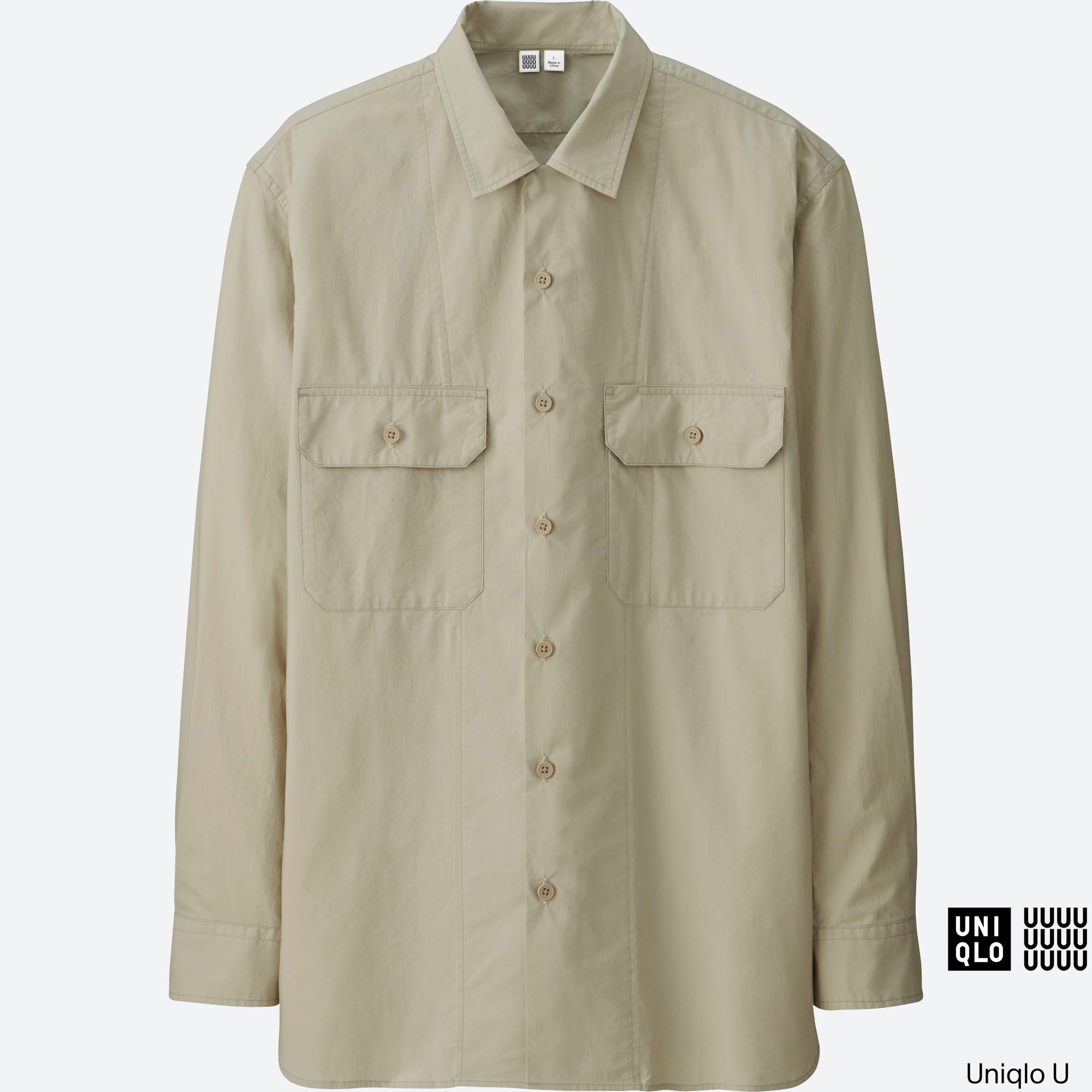 MEN U COTTON WORK LONG SLEEVE SHIRT | UNIQLO US