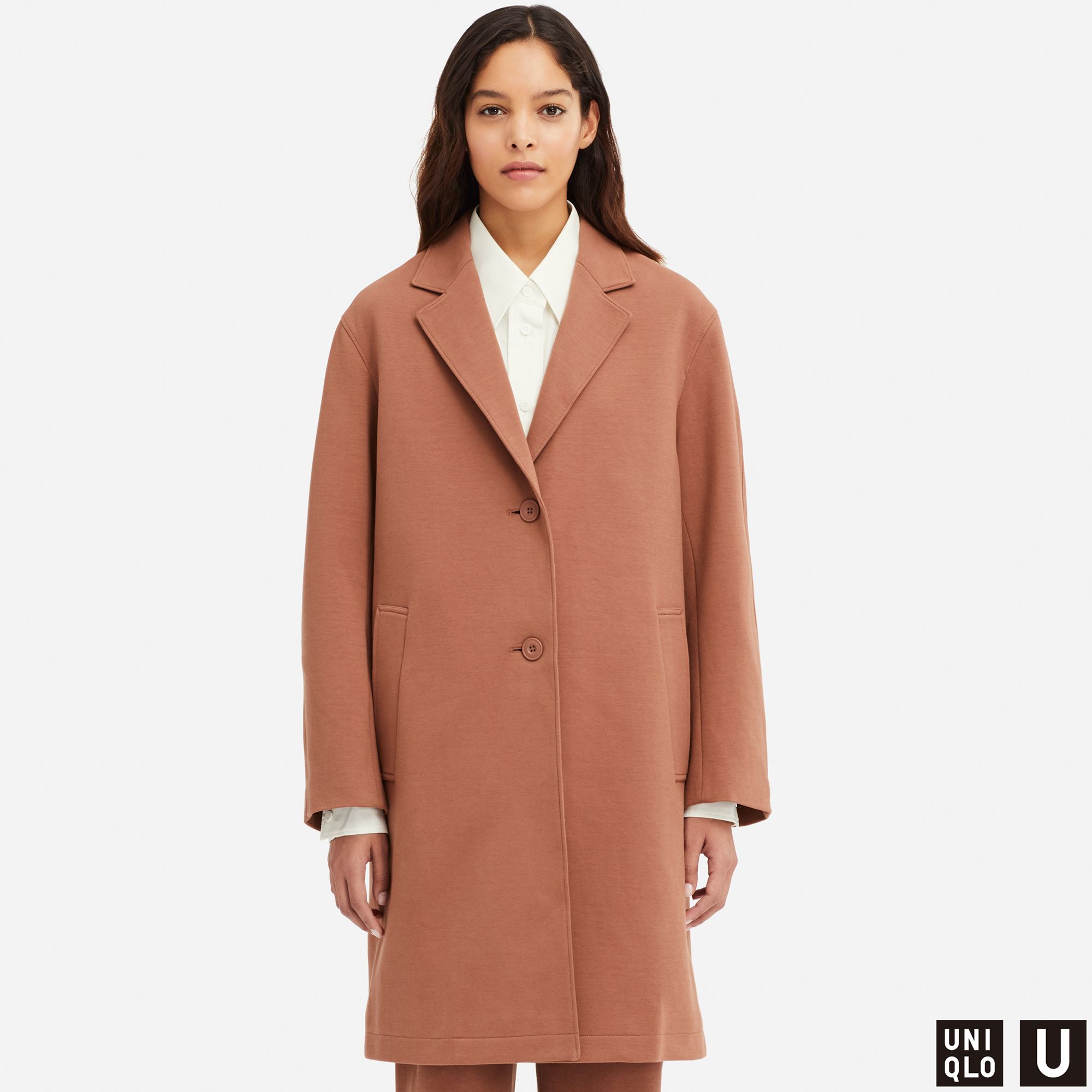 WOMEN UNIQLO U DOUBLE FACED COAT