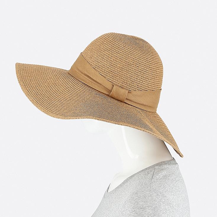 WOMEN Paper Wide Brim Hat