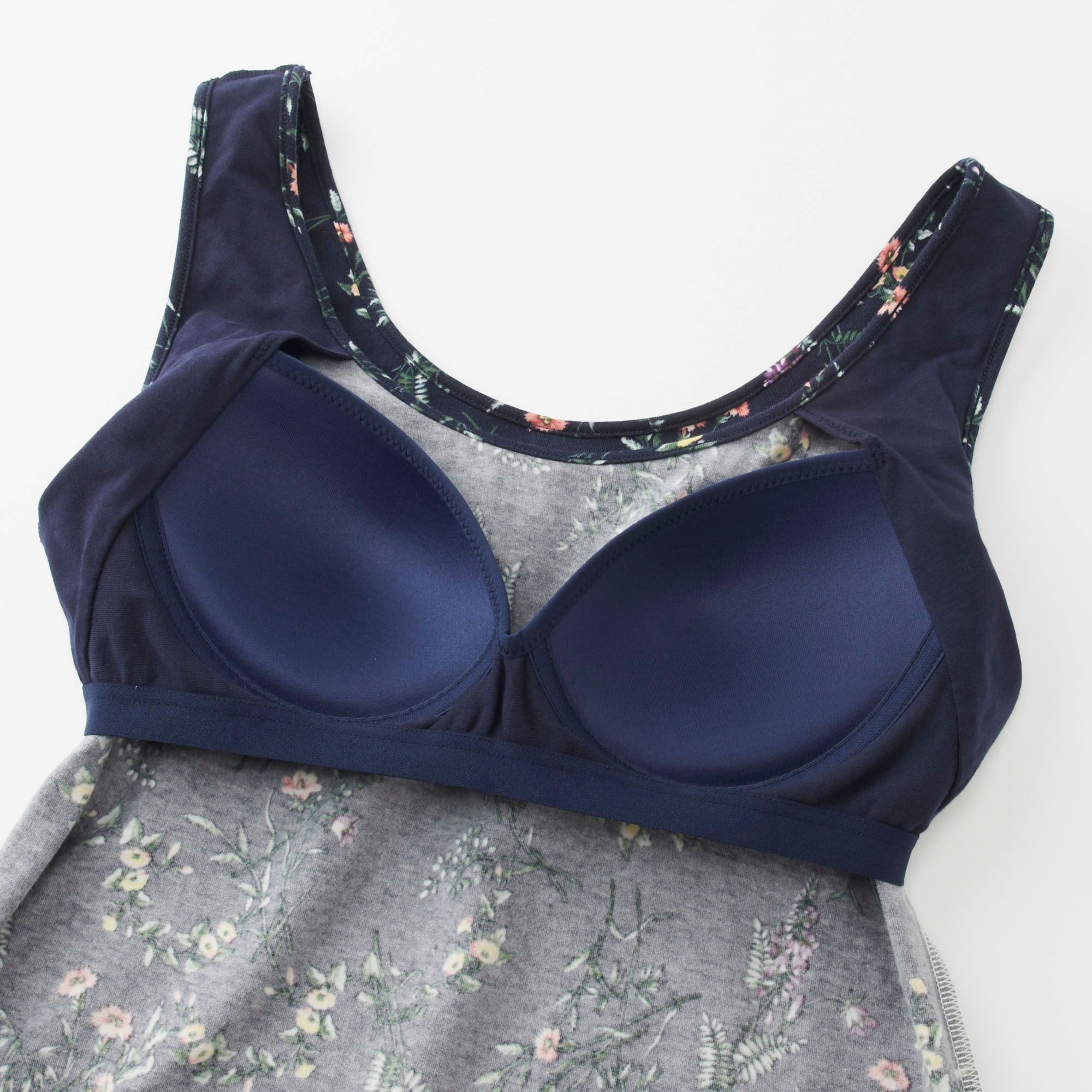 WOMEN STUDIO SANDERSON FOR UNIQLO SLEEVELESS BRA DRESS, NAVY, small