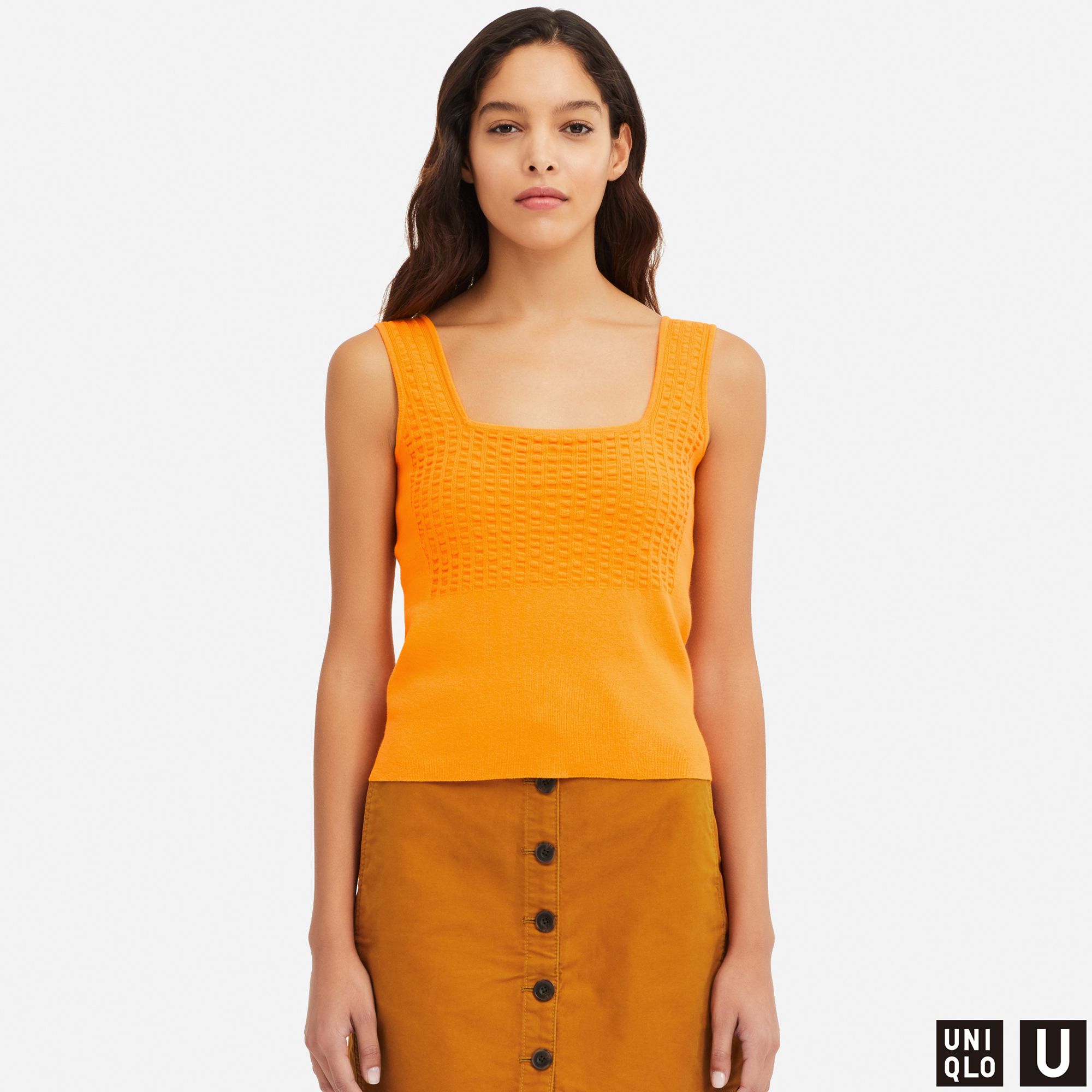 WOMEN UNIQLO U COTTON VEST TOP