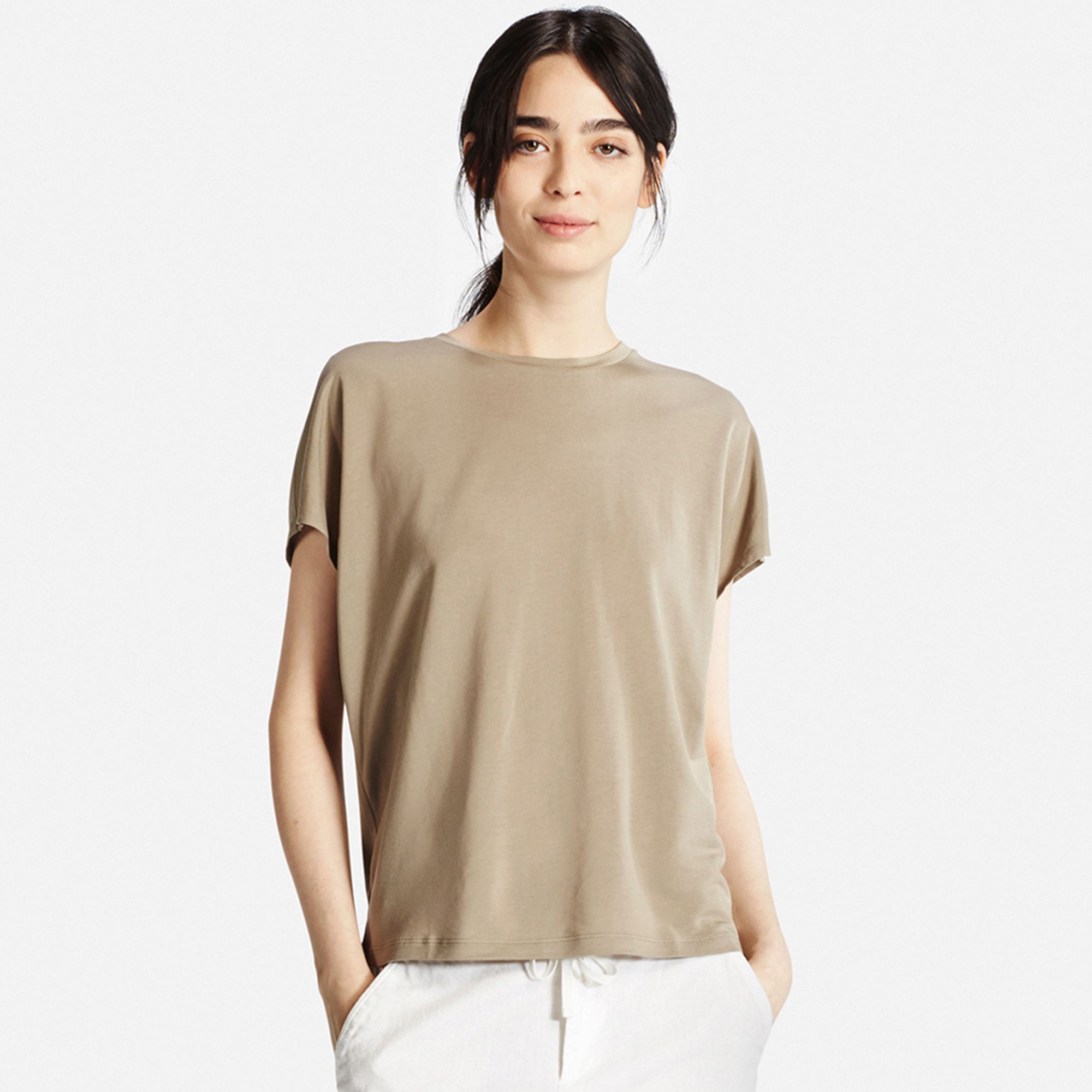 Women Draped T-Shirt | UNIQLO US